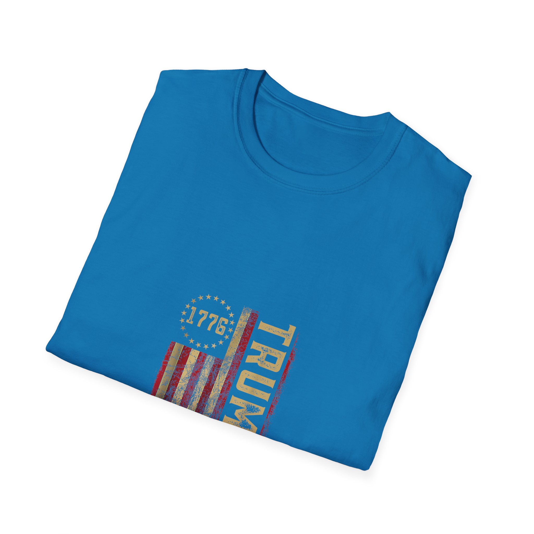 Trump 1776 Vintage Flag T-Shirt - EST 2028 Patriotic Tee - Image 24