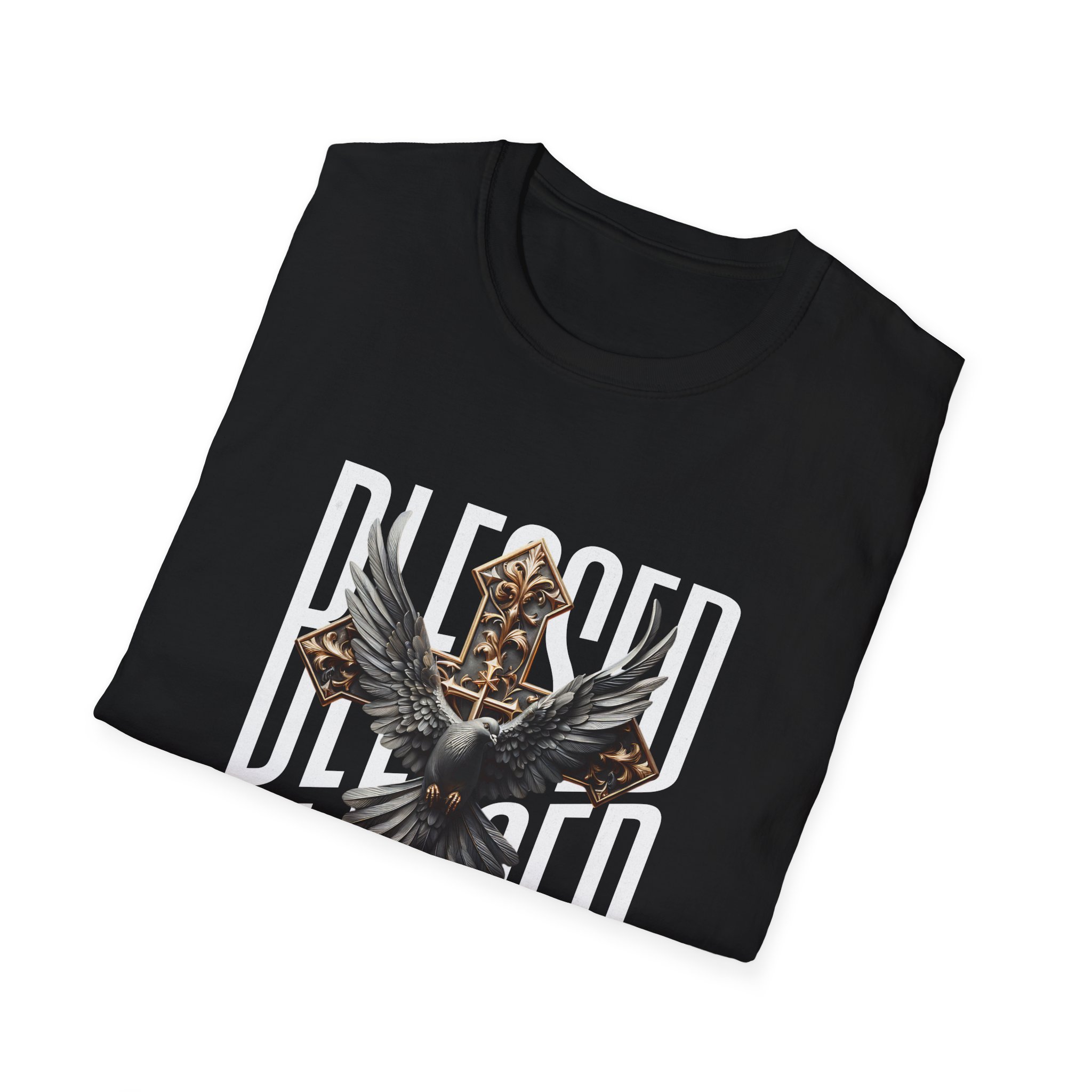 Blessed - Unisex Softstyle T-Shirt - Image 4