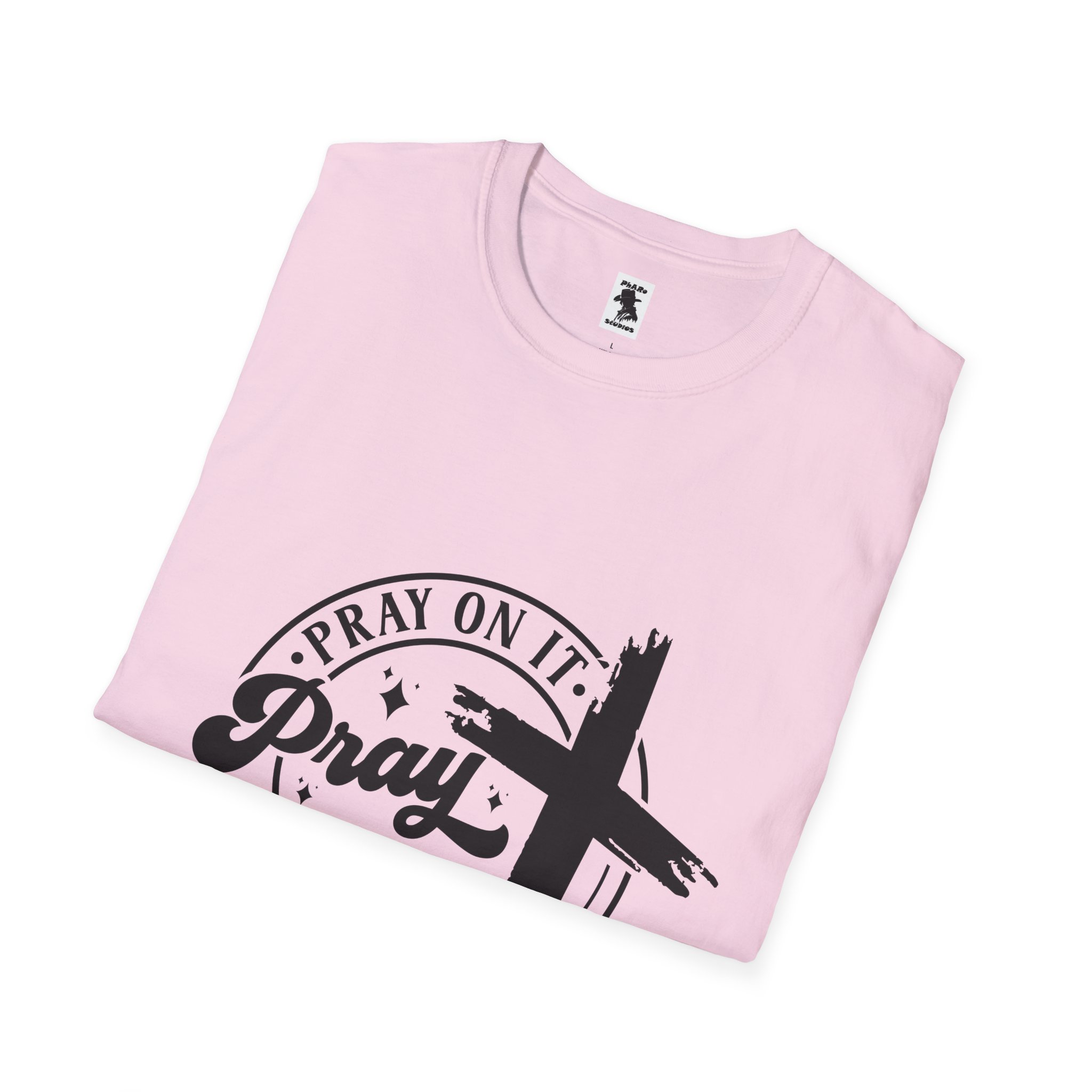 Inspirational Unisex Softstyle T-Shirt - "Pray On It, Pray Through It" - Image 36