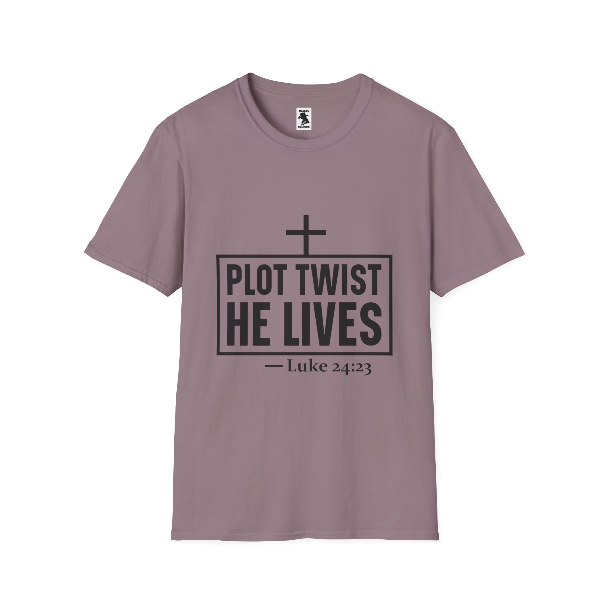 Unisex Softstyle T-Shirt - 'Plot Twist He Lives' Inspirational Faith Shirt - Image 41