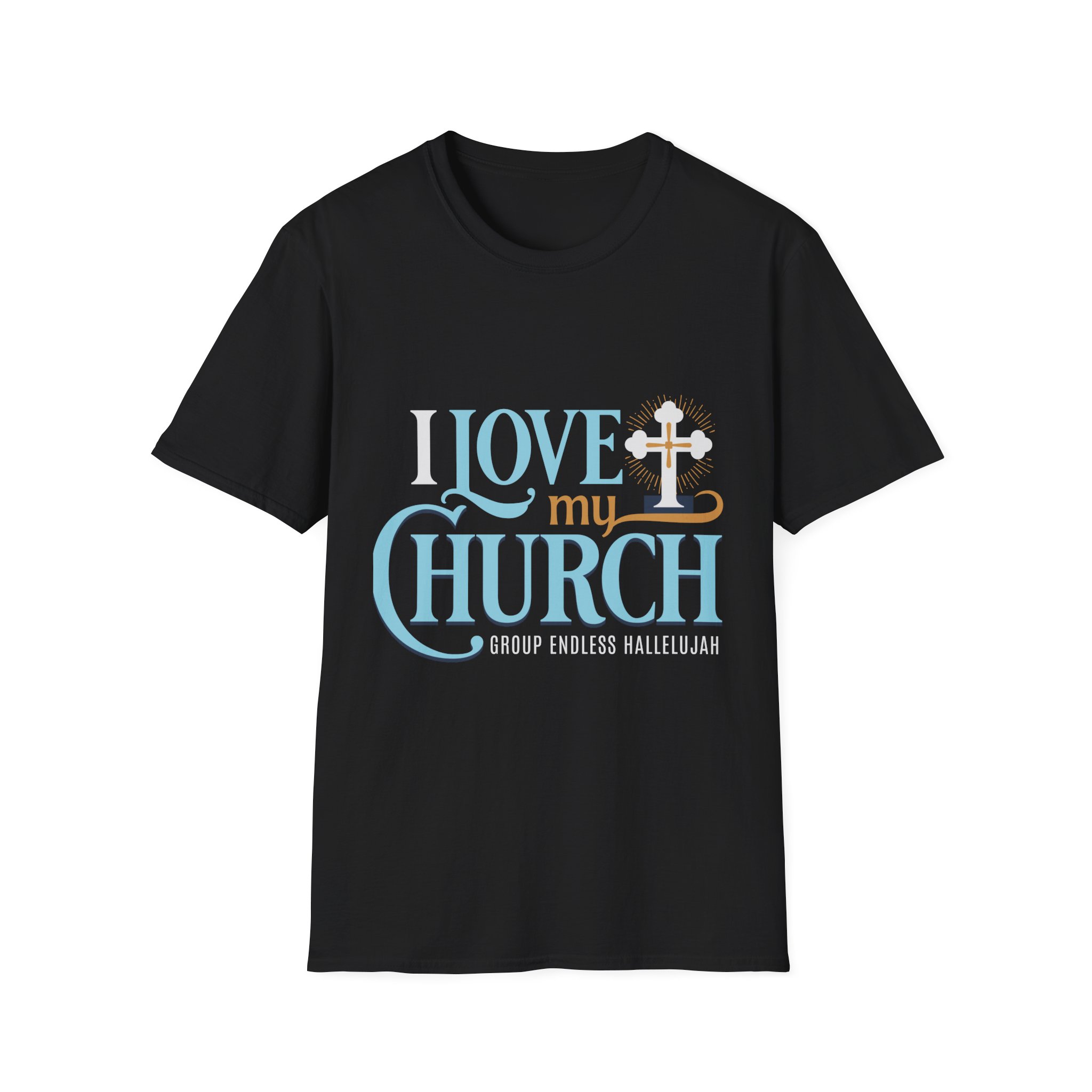 I Love My Church T-Shirt – Christian Faith Cross Tee for Church Events & Sunday Worship - Image 3