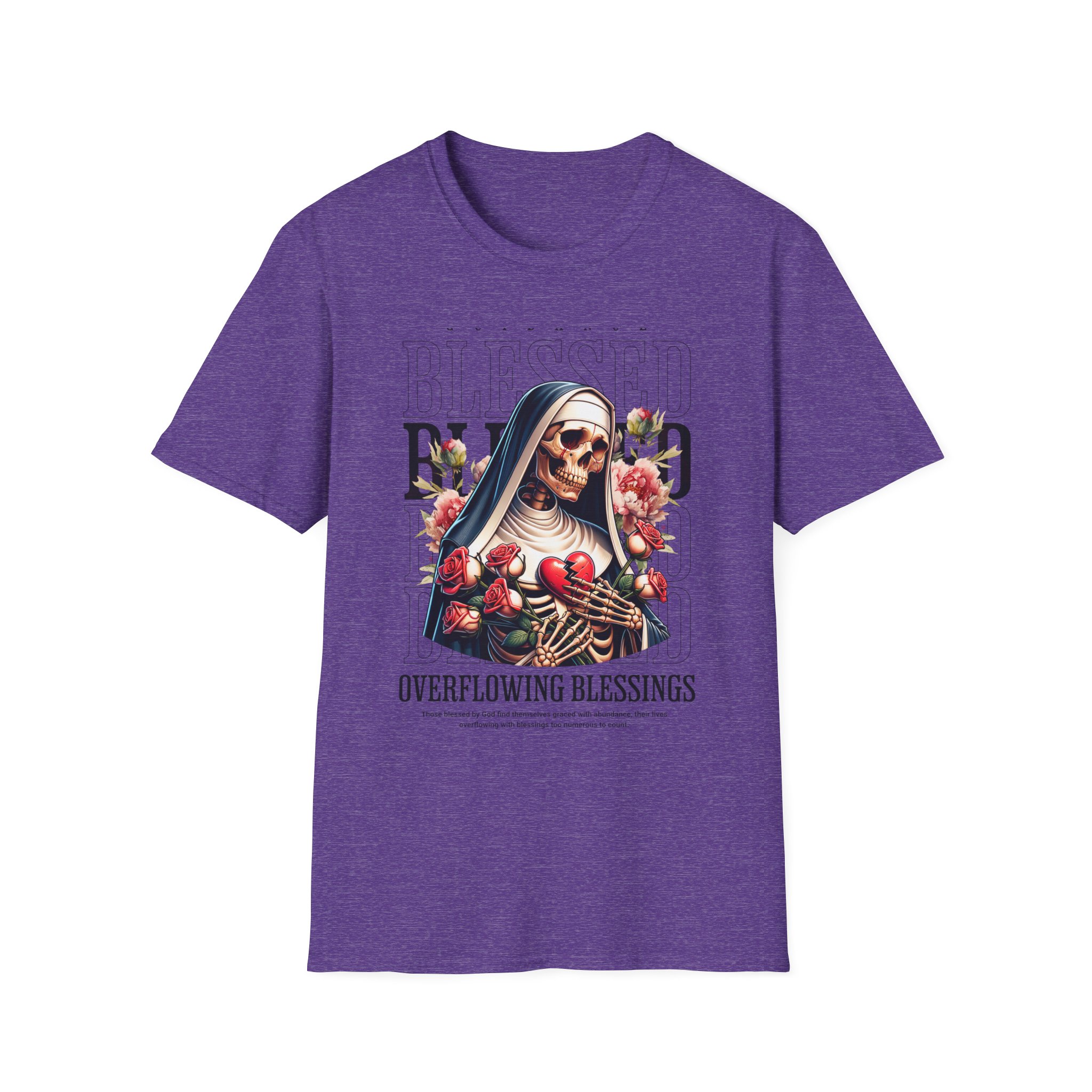 Blessed Nun T-Shirt — "Overflowing Blessings" Graphic Tee - Image 15