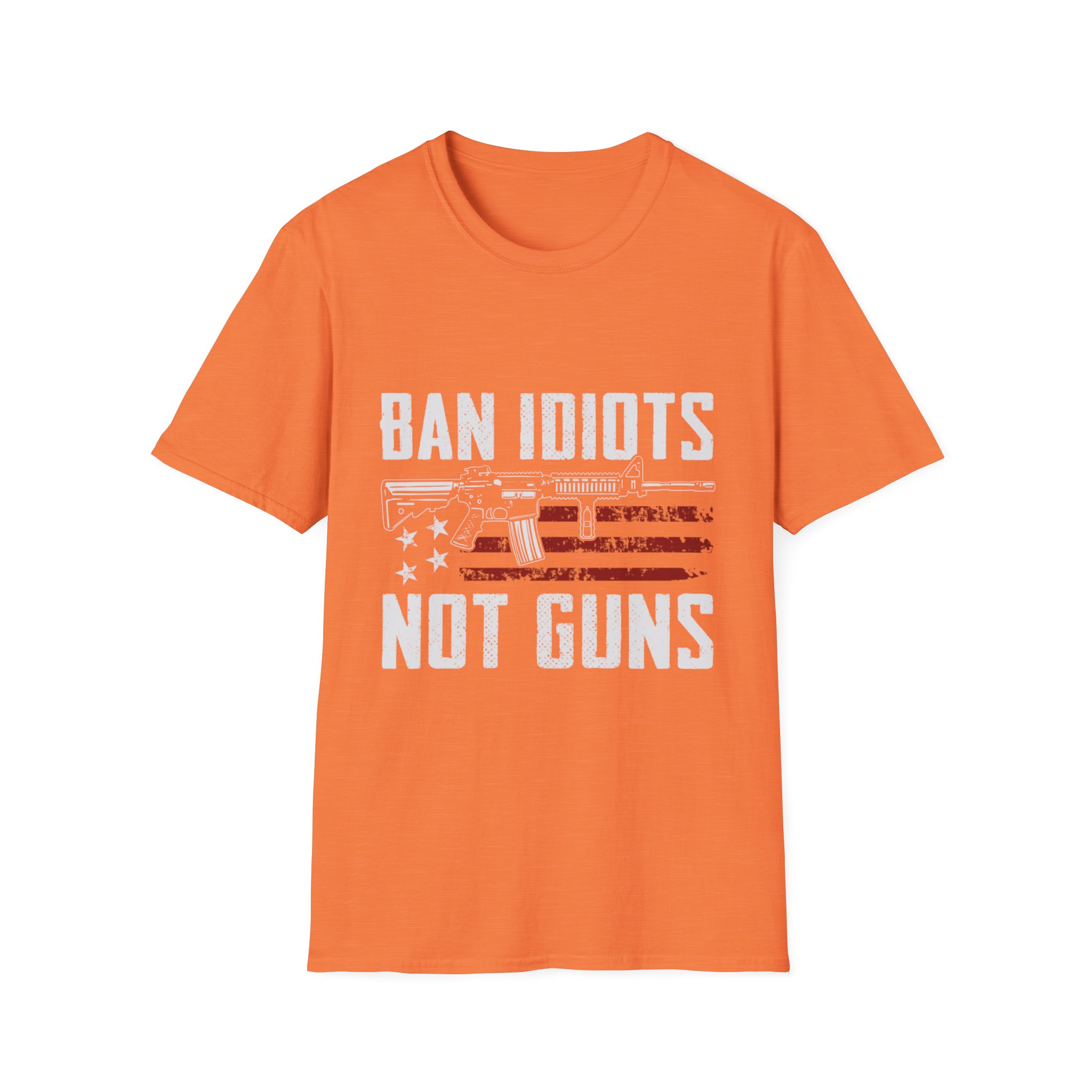 Ban Idiots Not Guns T-Shirt — Political Statement Tee for Gun Safety Advocates - Image 3
