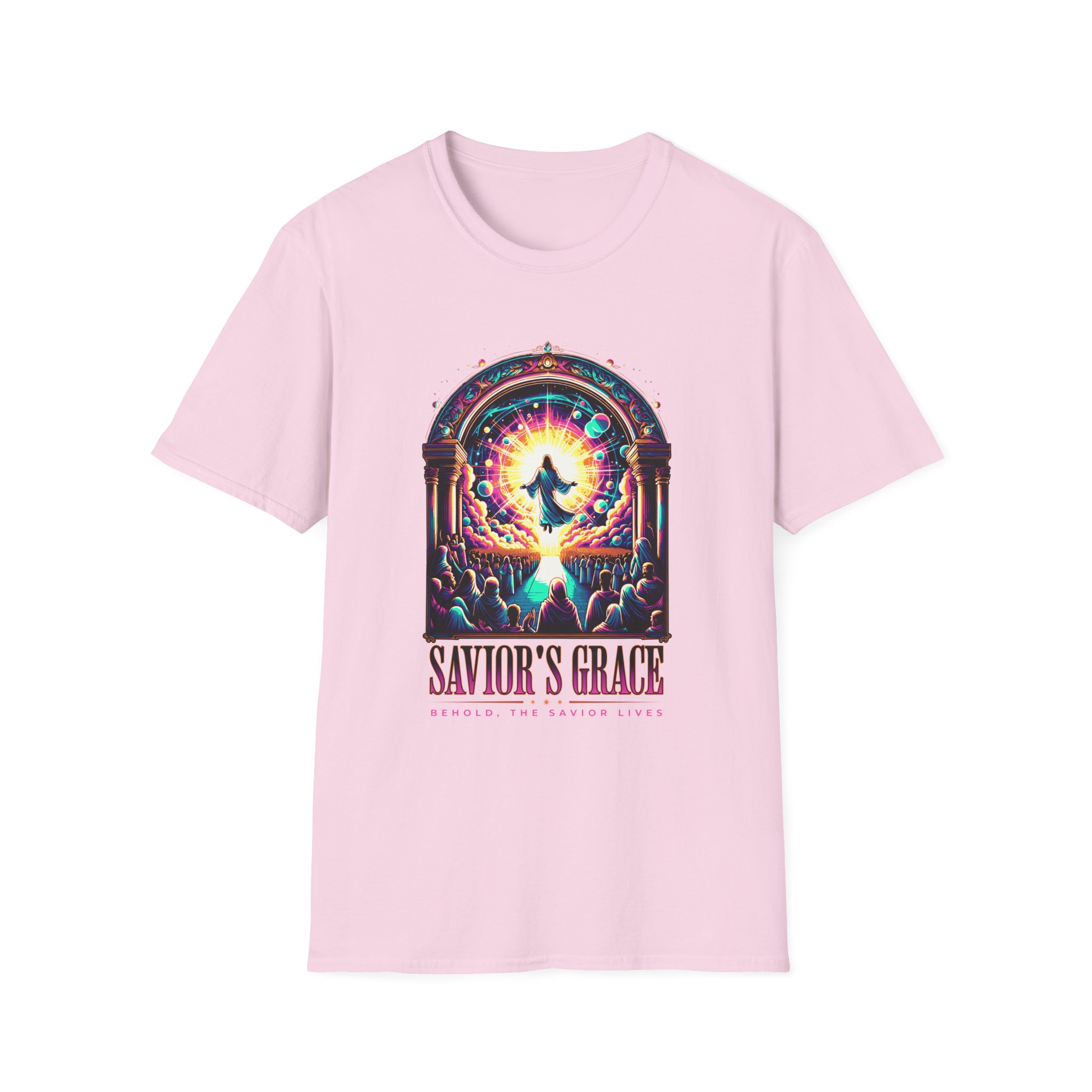 Savior's Grace T-Shirt — Radiant Christian Faith Graphic Tee - Image 19