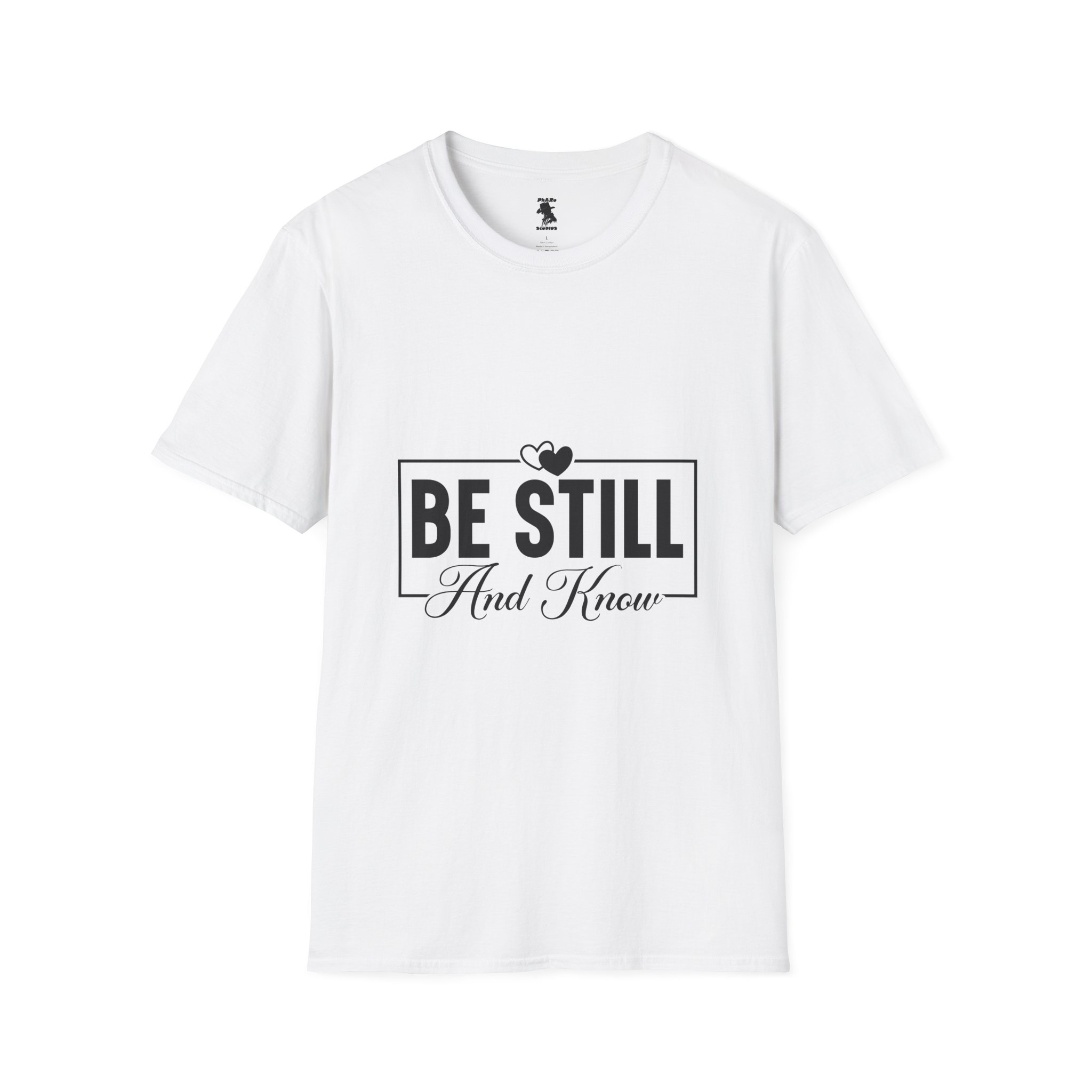 Be Still And Know Unisex Softstyle T-Shirt – Inspirational Everyday Wear - Image 5