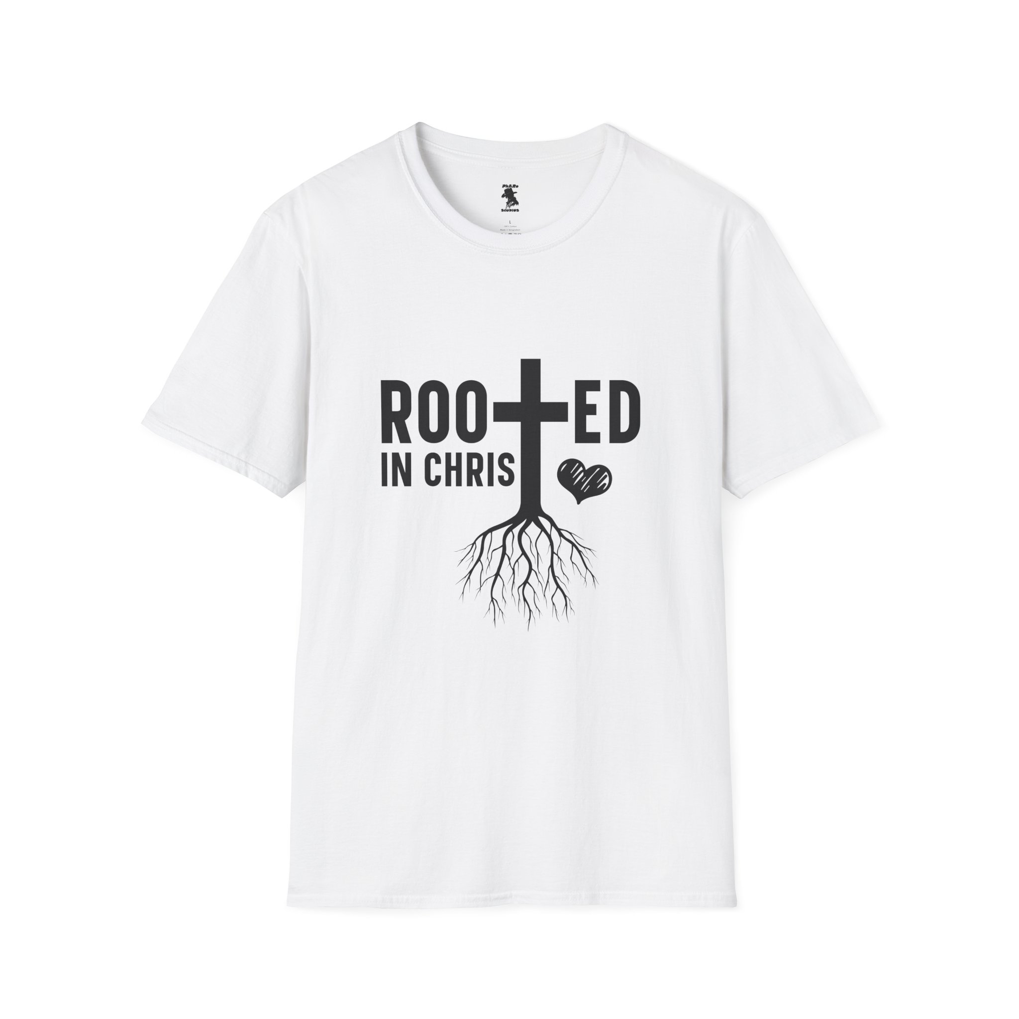 Rooted in Christ Unisex Softstyle T-Shirt - Image 5