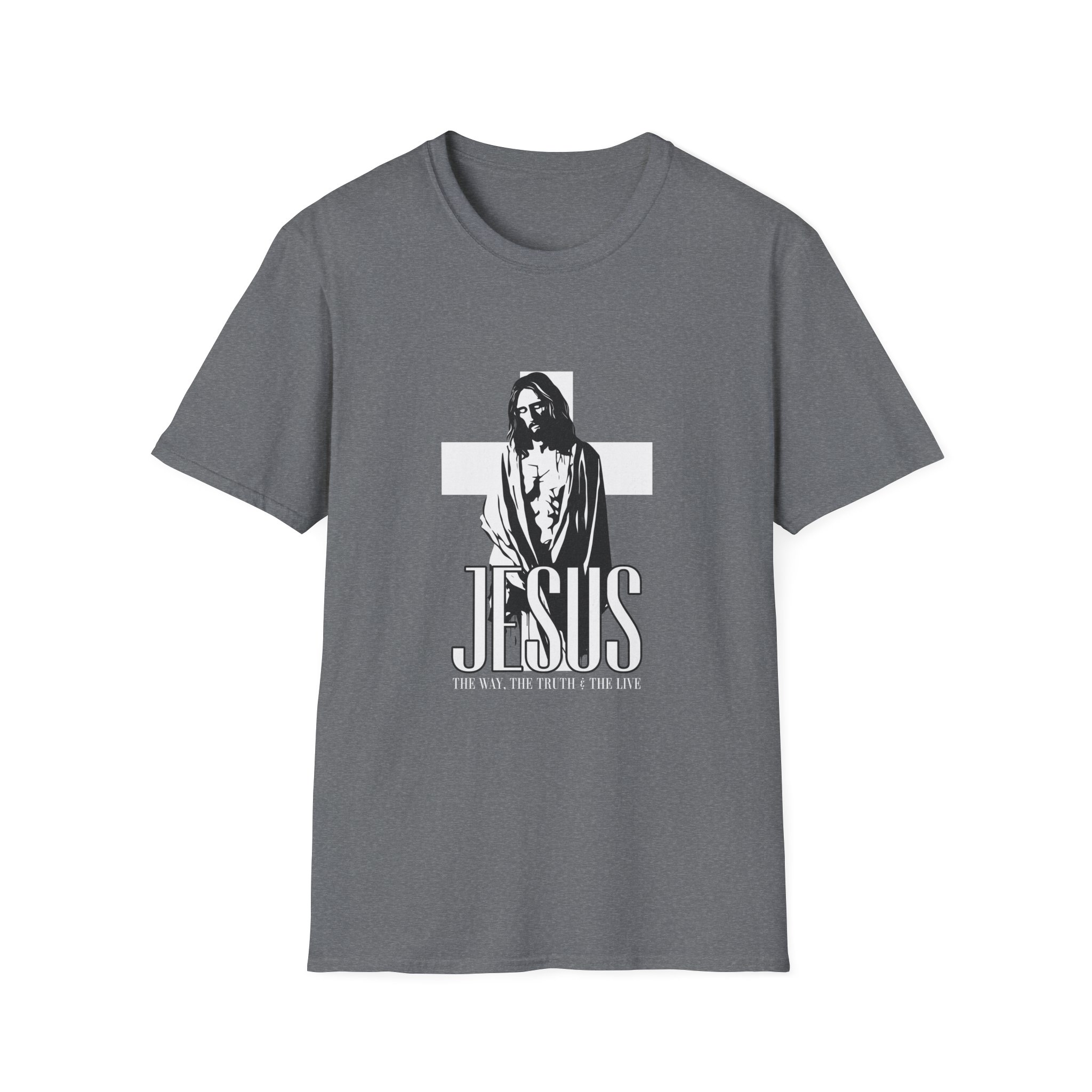 Jesus Cross Graphic T-Shirt — Faith-Based Christian Tee