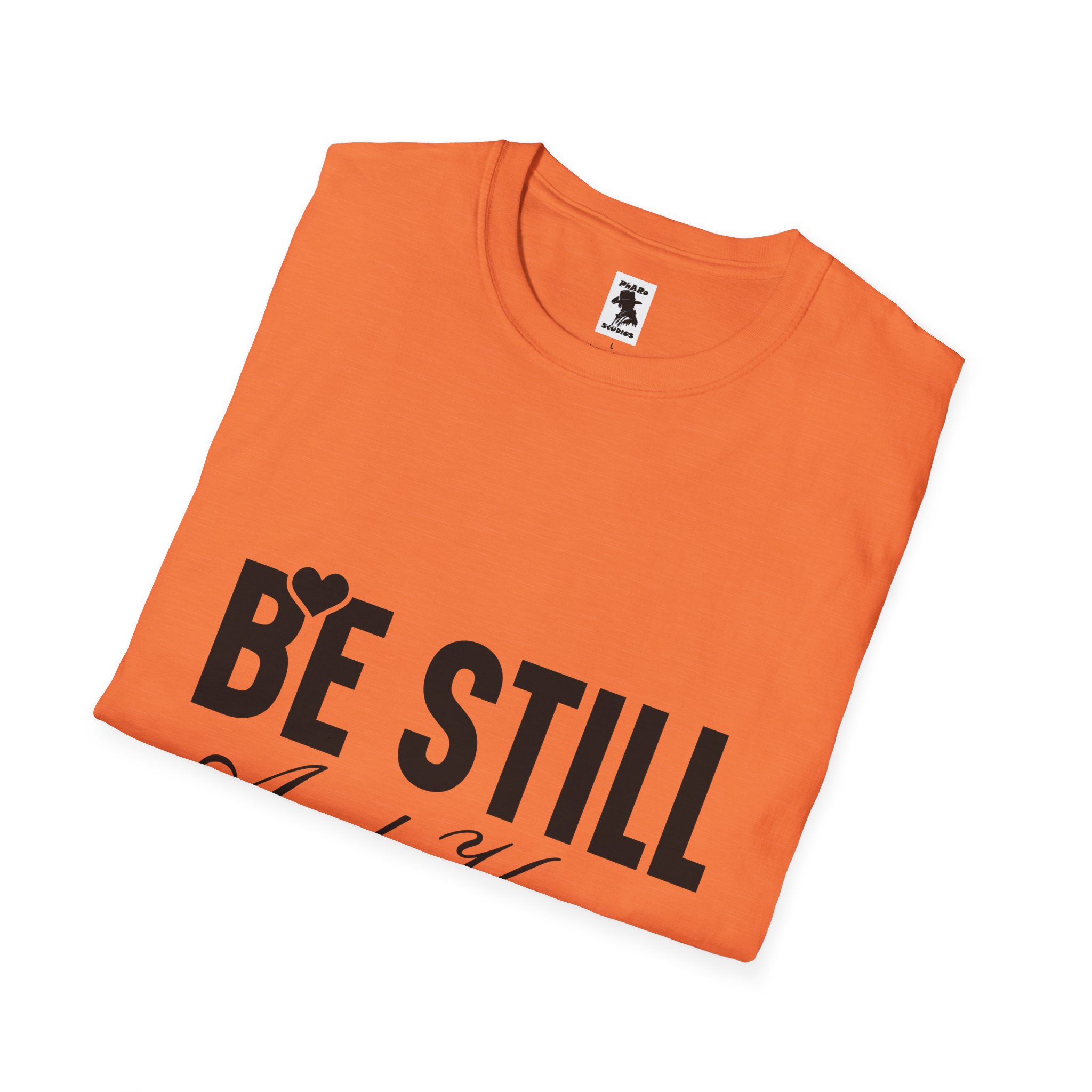 Be Still and Know Unisex Softstyle T-Shirt - Inspirational Christian Apparel - Image 12