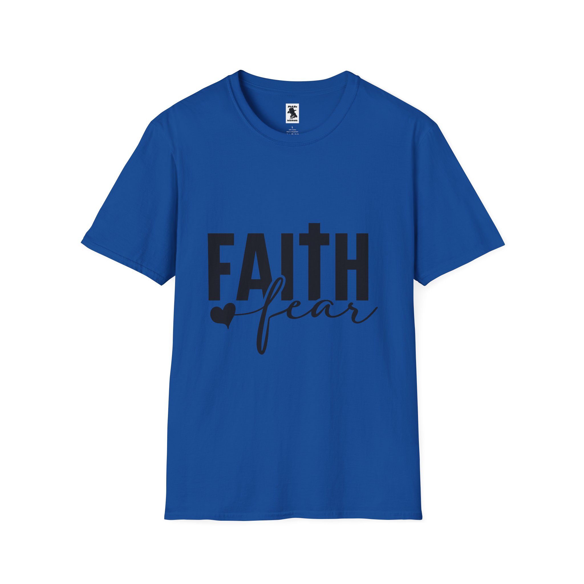 Faith Over Fear Unisex Softstyle T-Shirt - Image 25