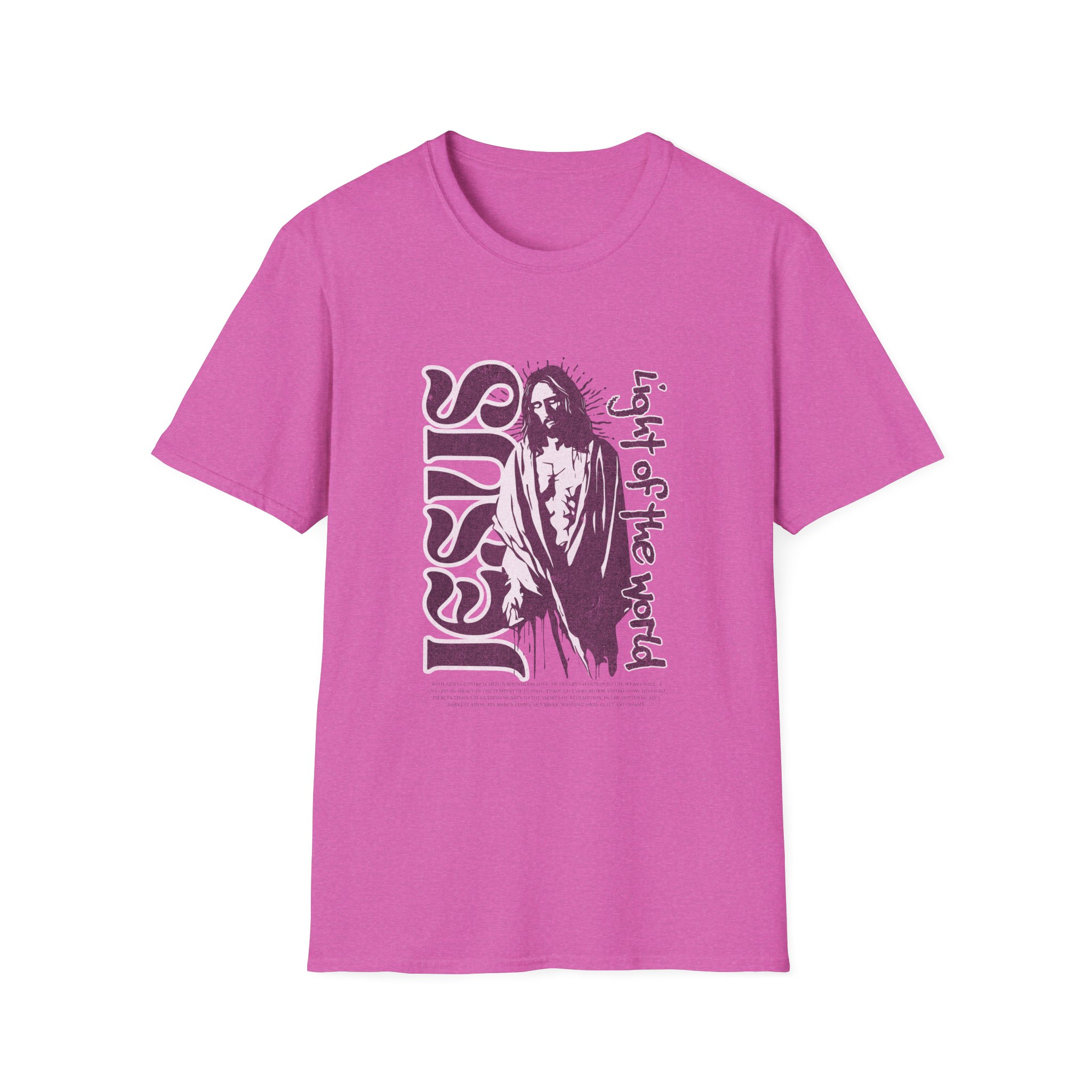 Jesus "Light of the World" Graphic T-Shirt - Image 23