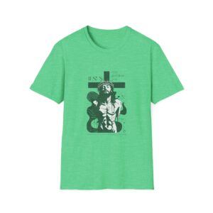 Stylized Jesus Cross Illustration (Religious Christian Tee)