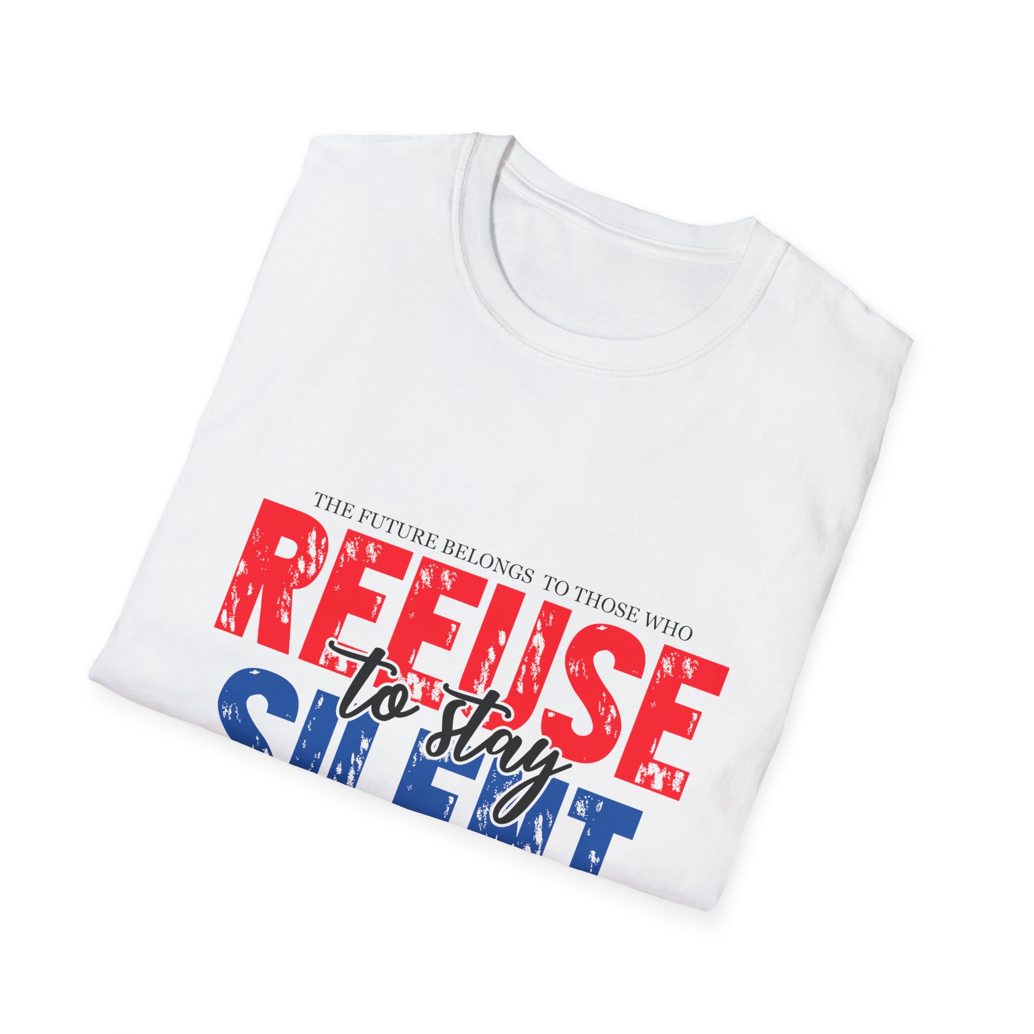 Refuse to Stay Silent T-Shirt — Patriotic Quote Tee (Charlie Kirk) - Image 2