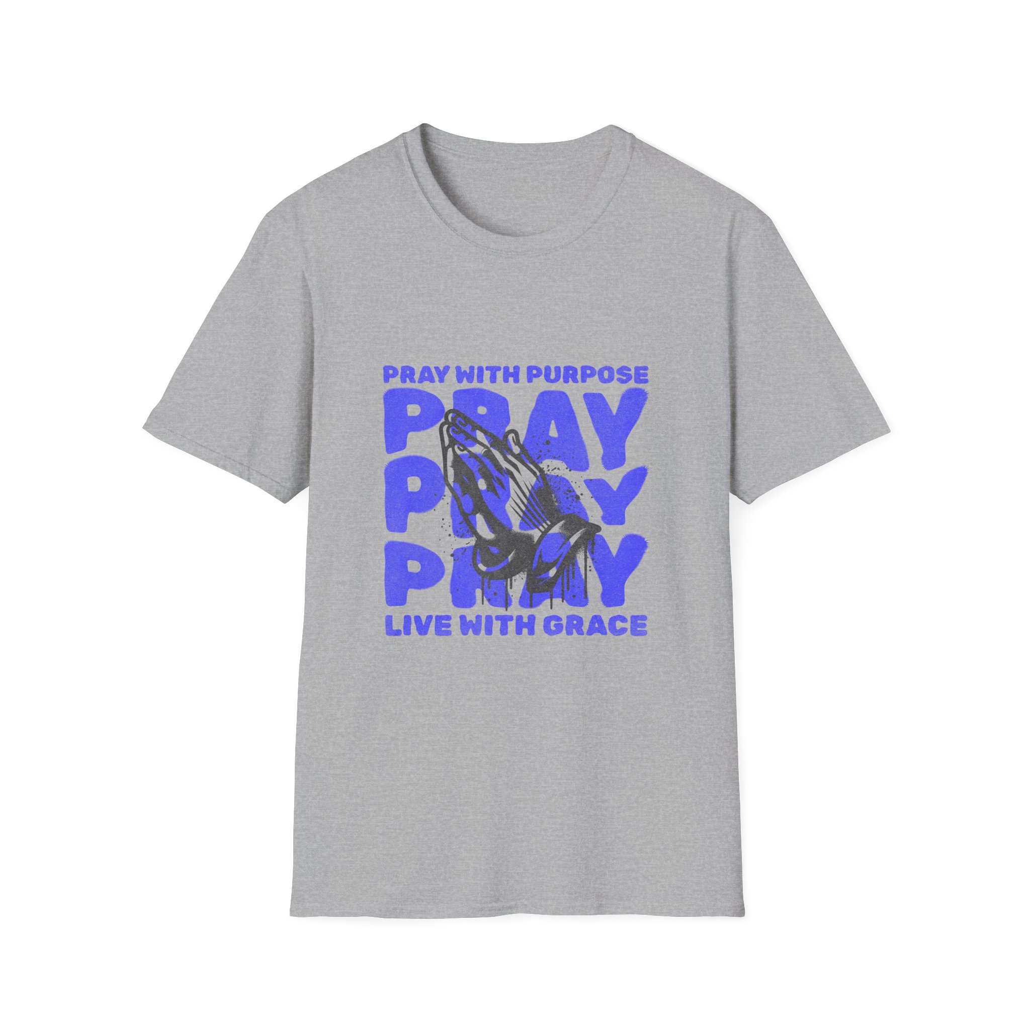 "Pray with Purpose, Live with Grace" Unisex Tee - Image 7