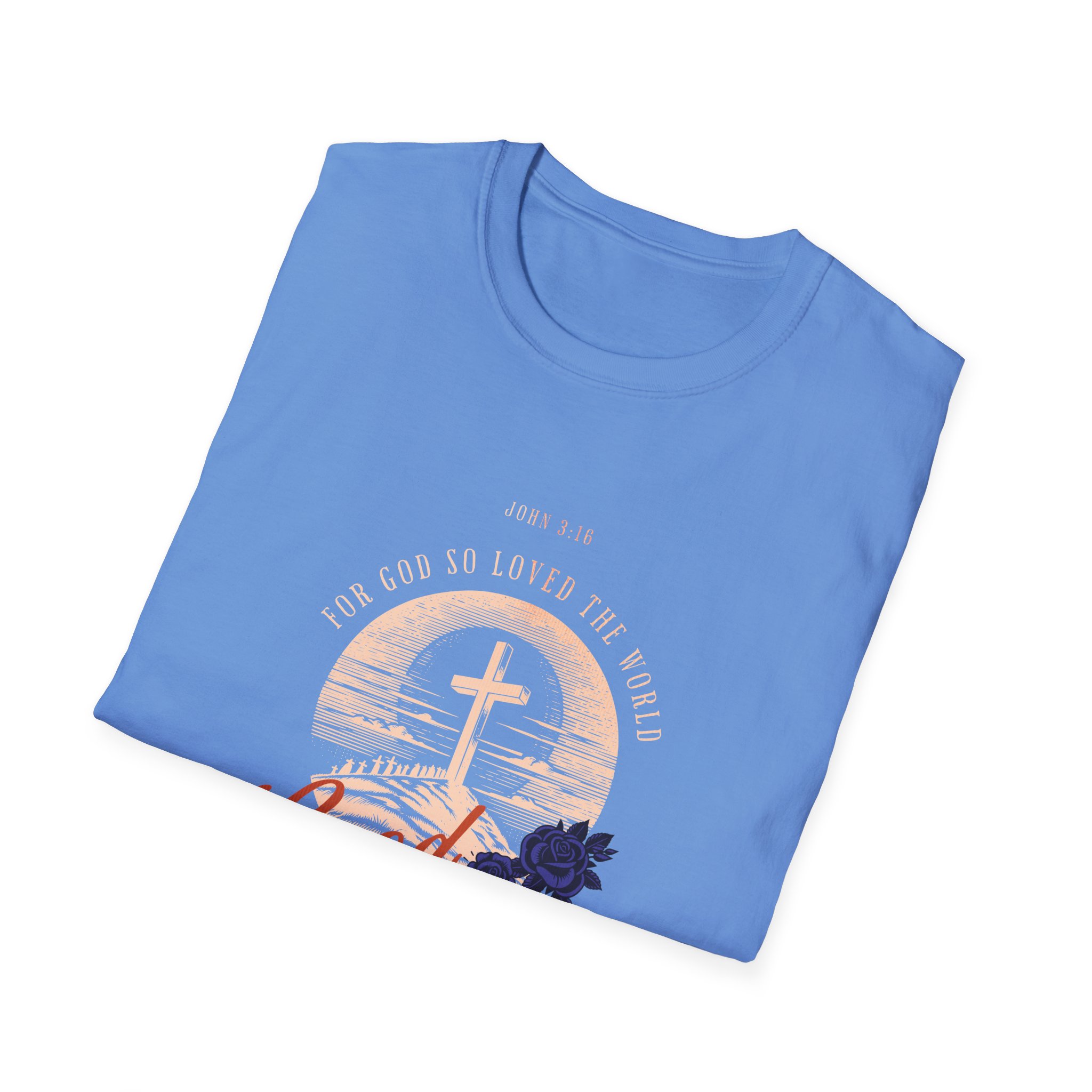 Good Friday Cross T-Shirt — Jesus Loved the World Christian Tee - Image 10