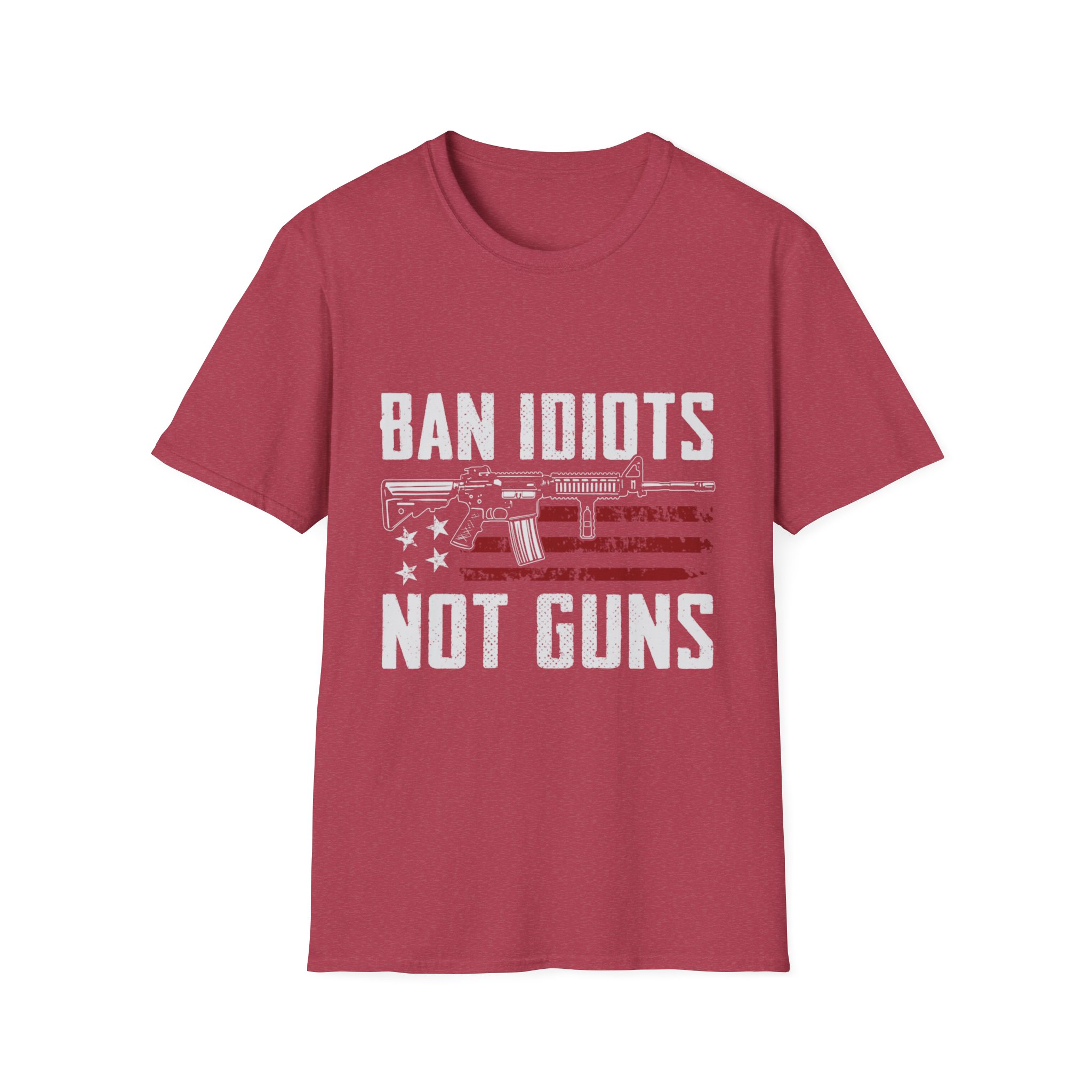 Ban Idiots Not Guns T-Shirt — Political Statement Tee for Gun Safety Advocates - Image 15