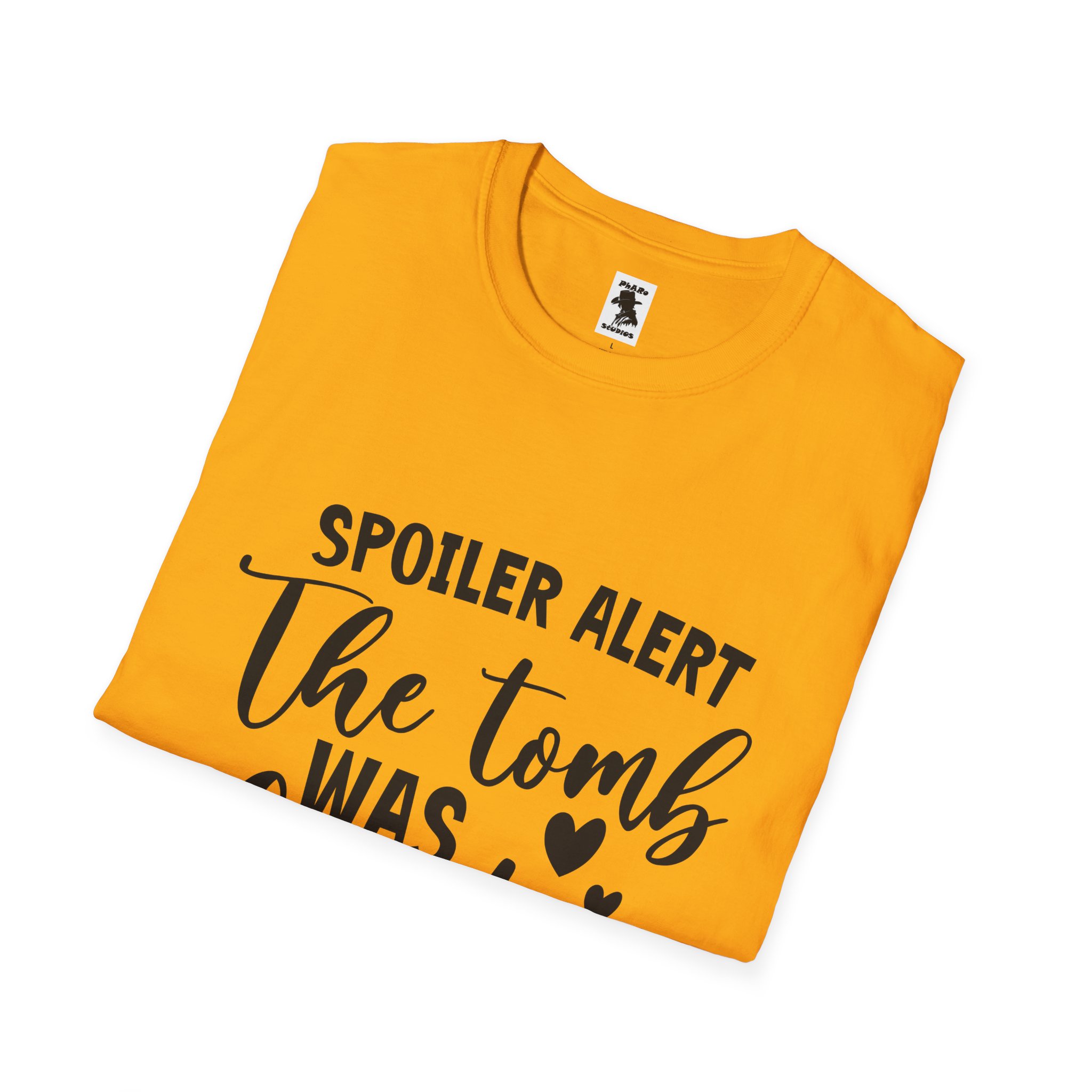 'Spoiler Alert: The Tomb Was Empty' Unisex Softstyle T-Shirt - Perfect for Easter and Celebrations! - Image 20