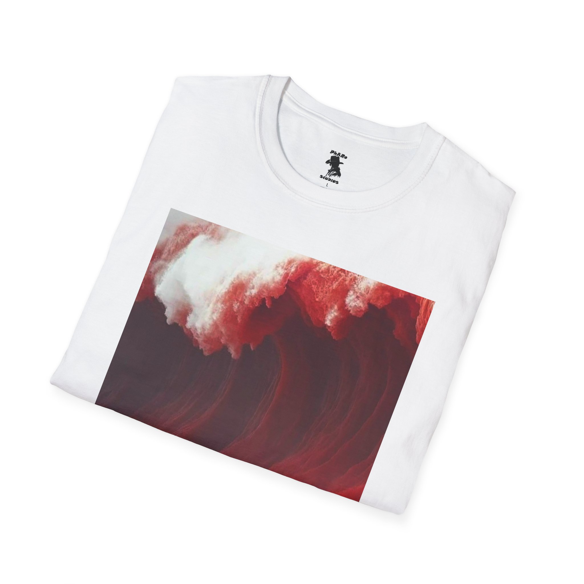 Unisex Softstyle T-Shirt - The Big Red Wave - Image 4