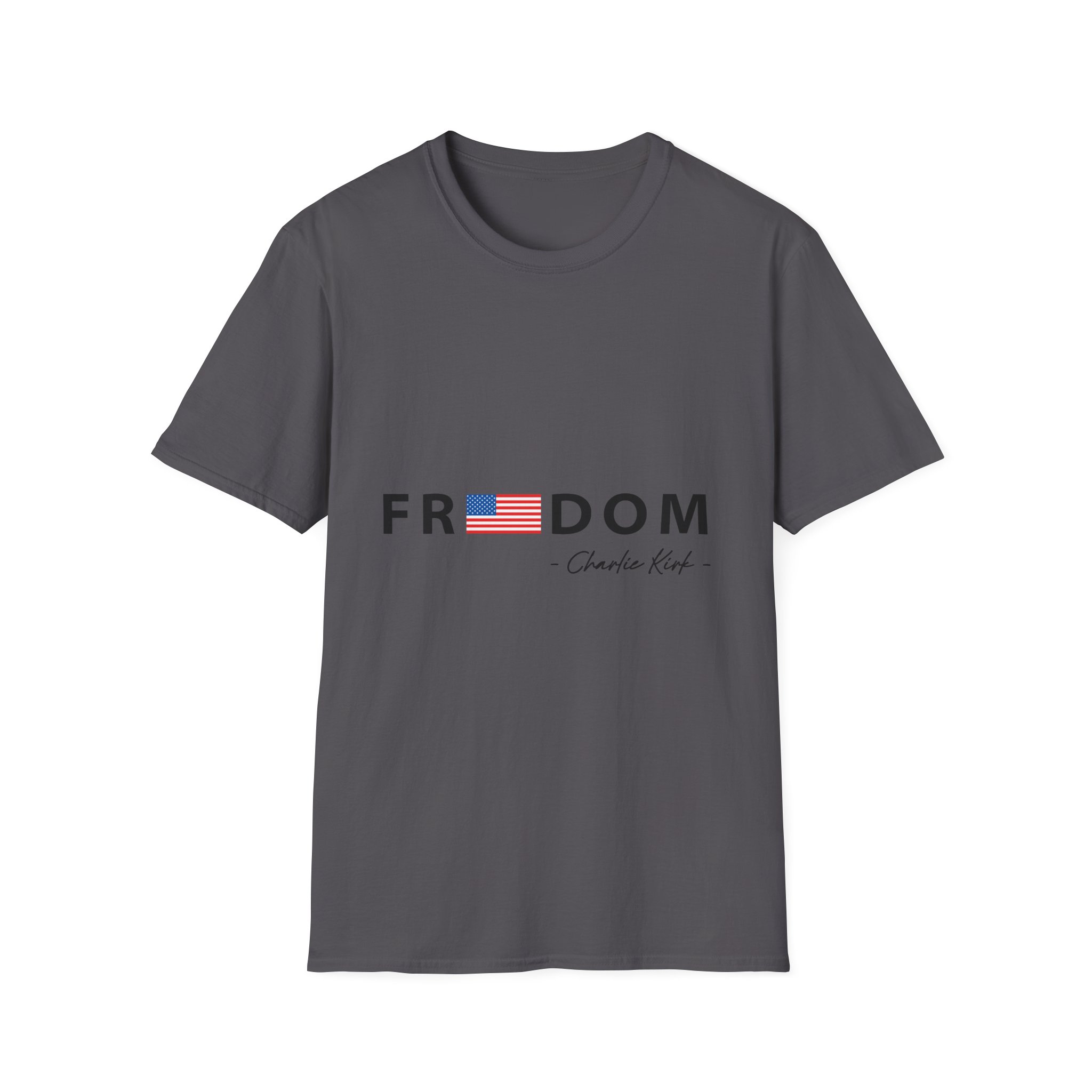 Freedom T-Shirt — "Freedom" with American Flag Graphic - Image 9