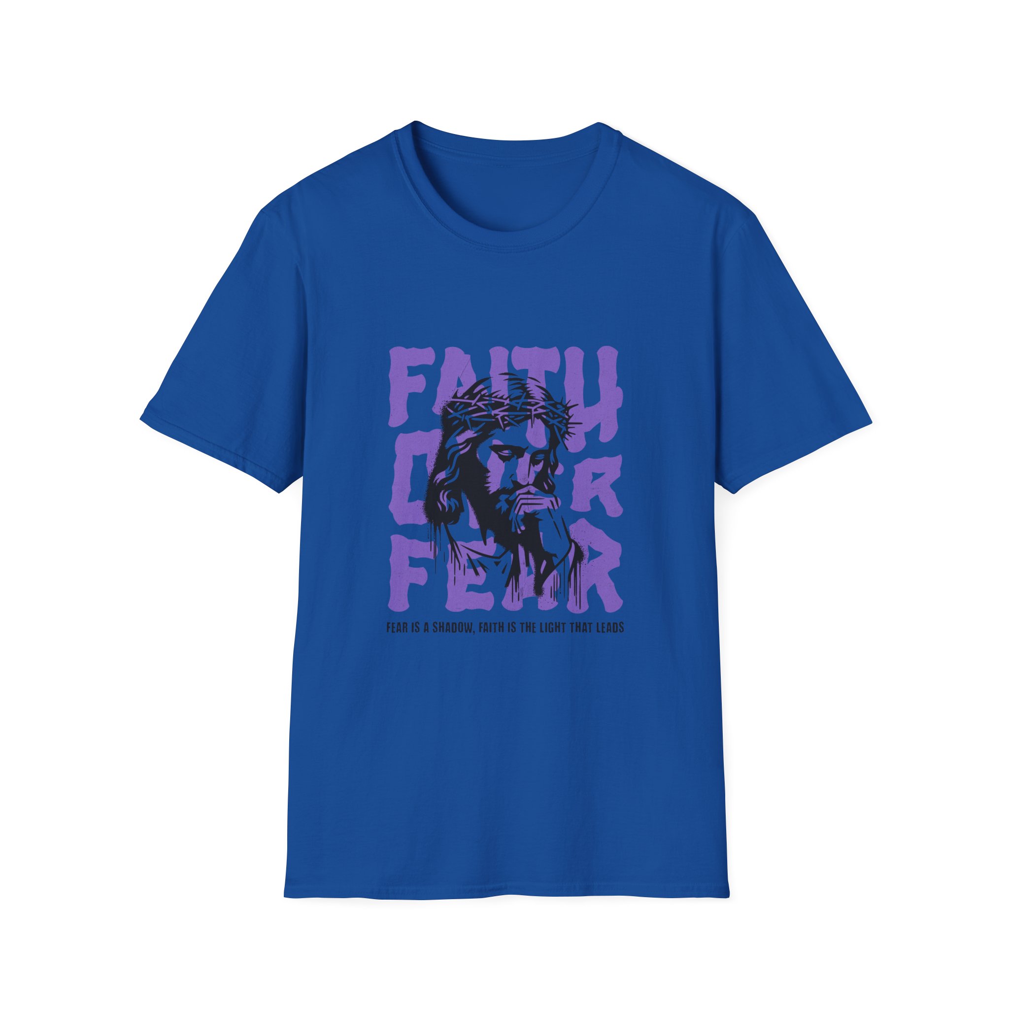 Faith Over Fear T-Shirt — Christian Jesus Graphic Tee (Faith Over Fear) - Image 13