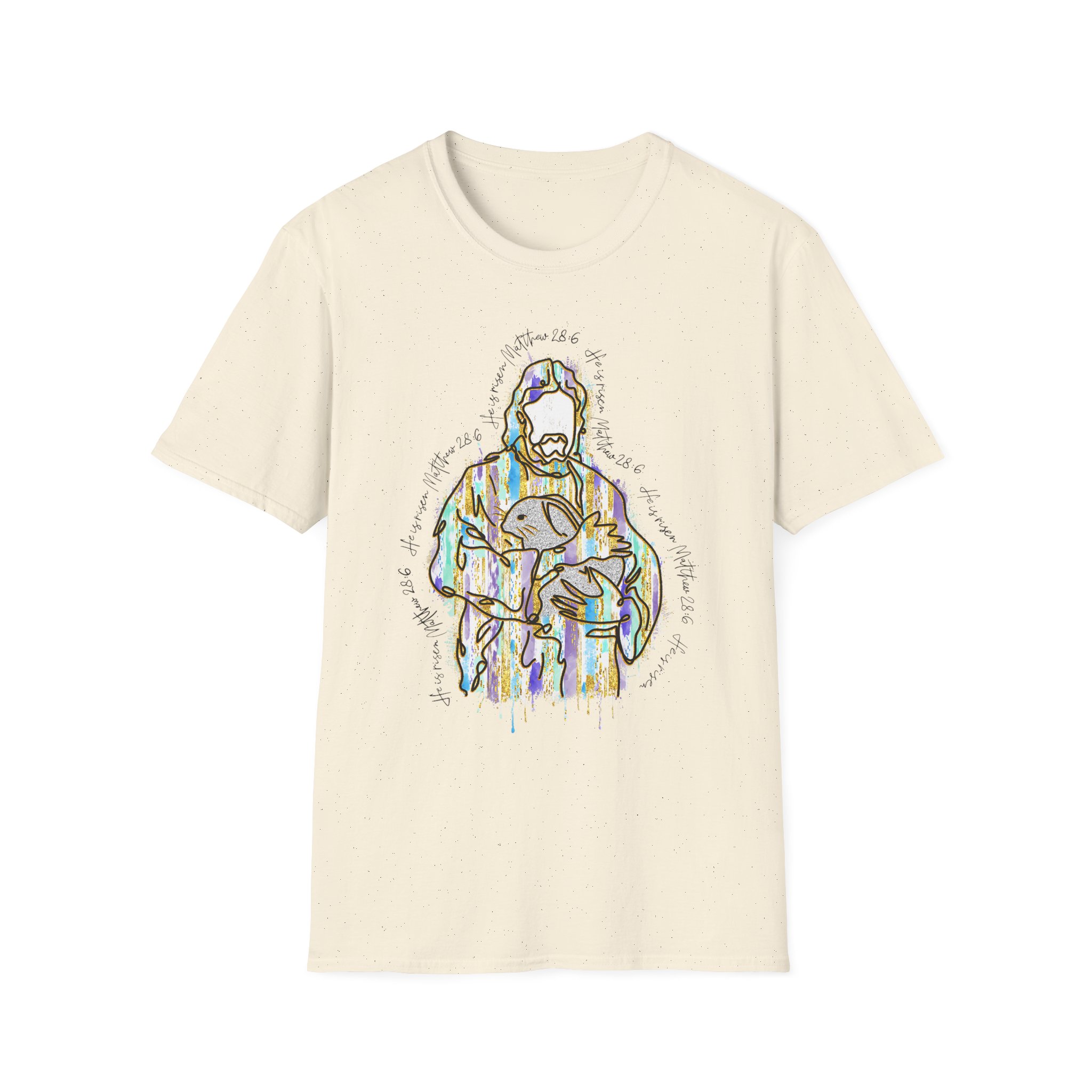 Matthew 28:6 Unisex Tee - Image 7