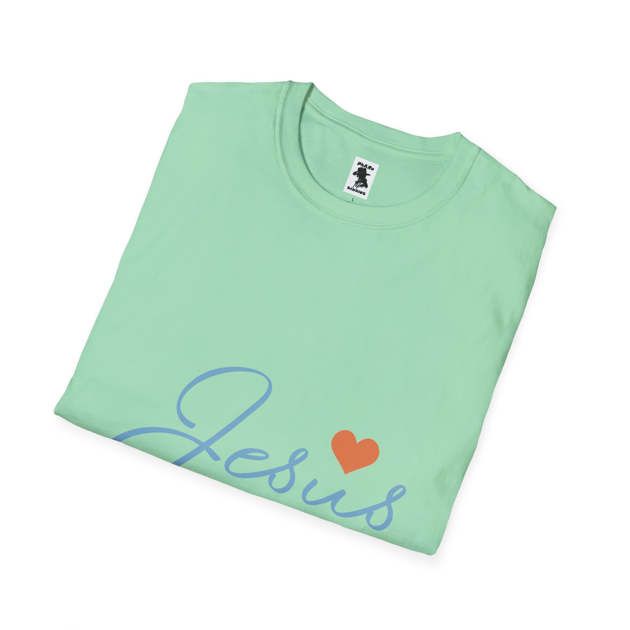 Jesus Love Unisex Softstyle T-Shirt - Faith-Inspired Casual Wear - Image 20