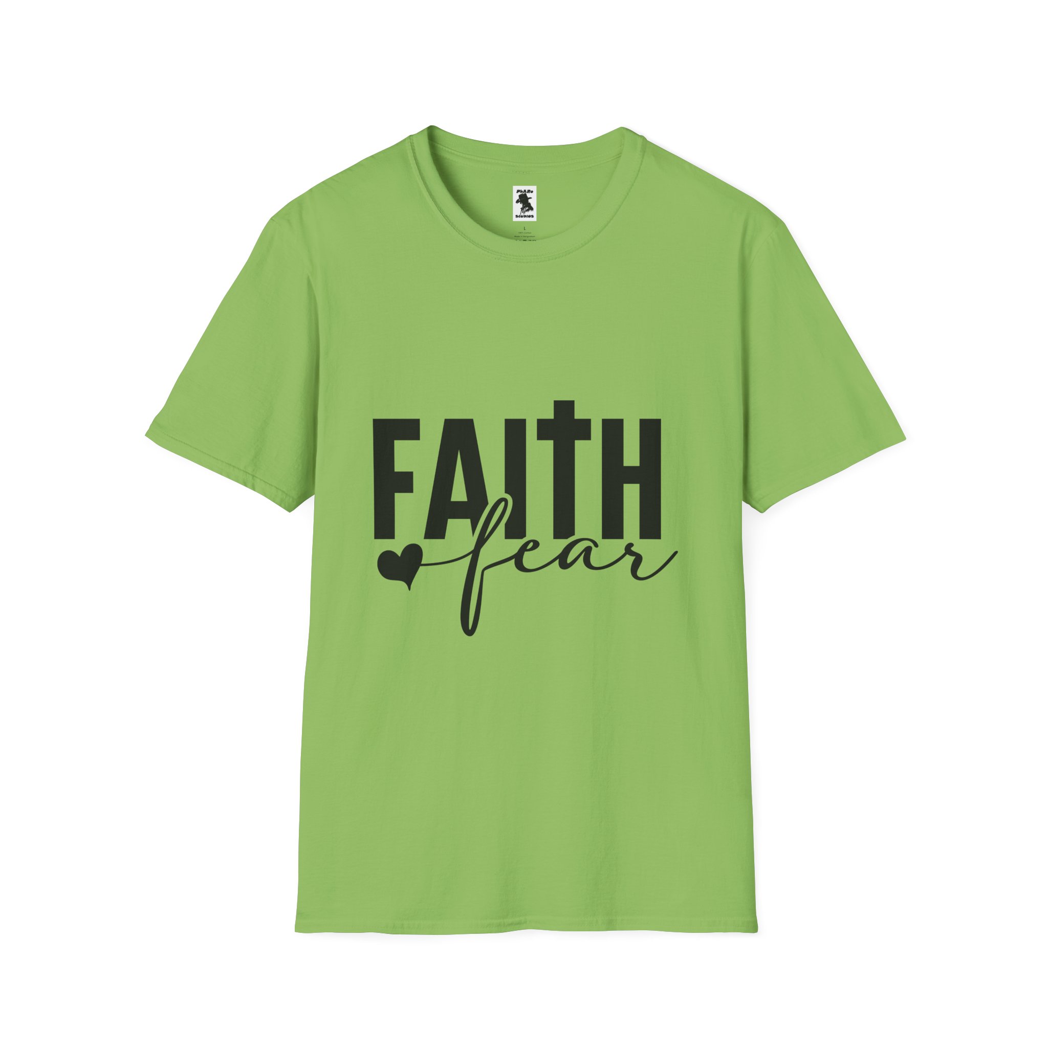 Faith Over Fear Unisex Softstyle T-Shirt - Image 9