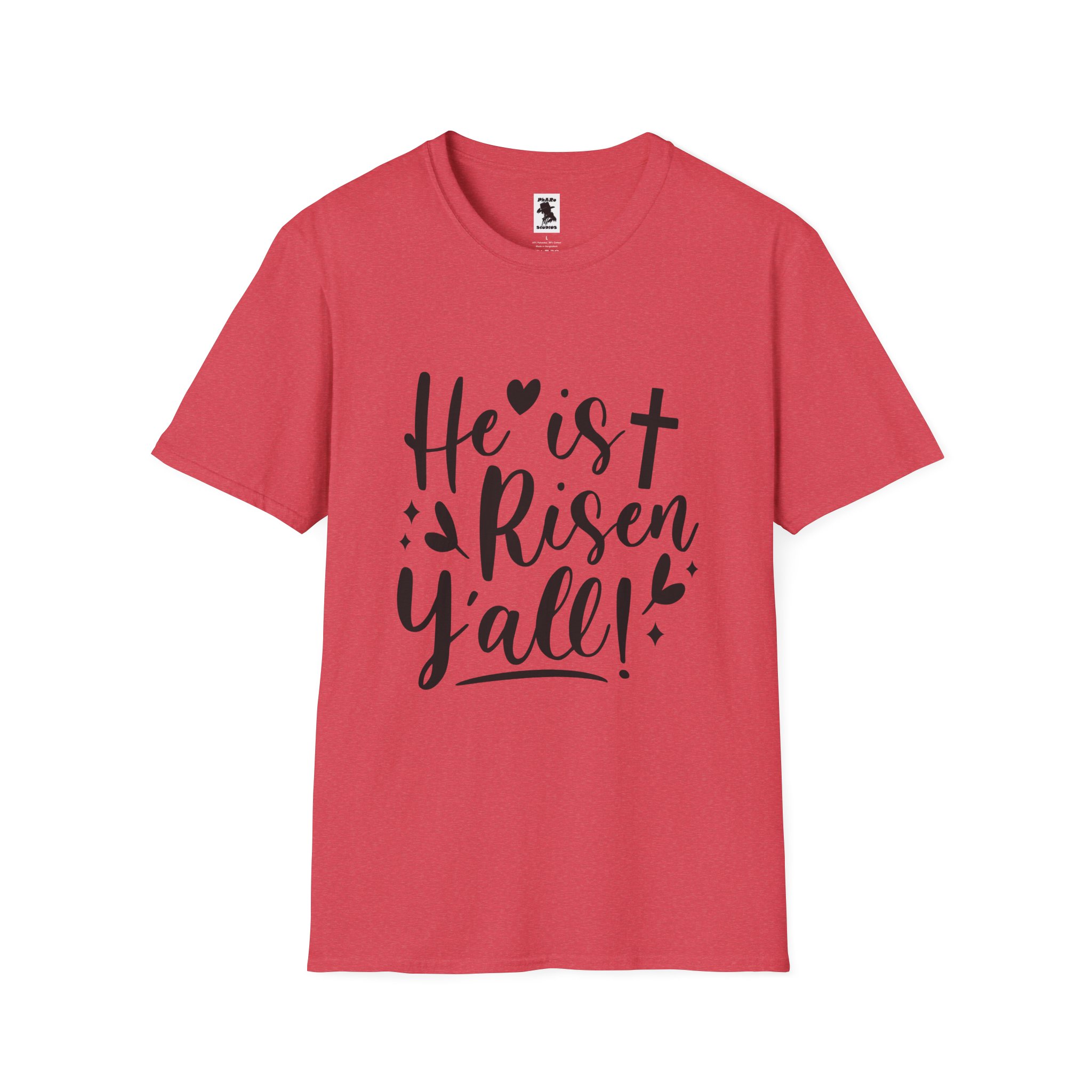 He is Risen Y'all - Unisex Softstyle T-Shirt - Image 49