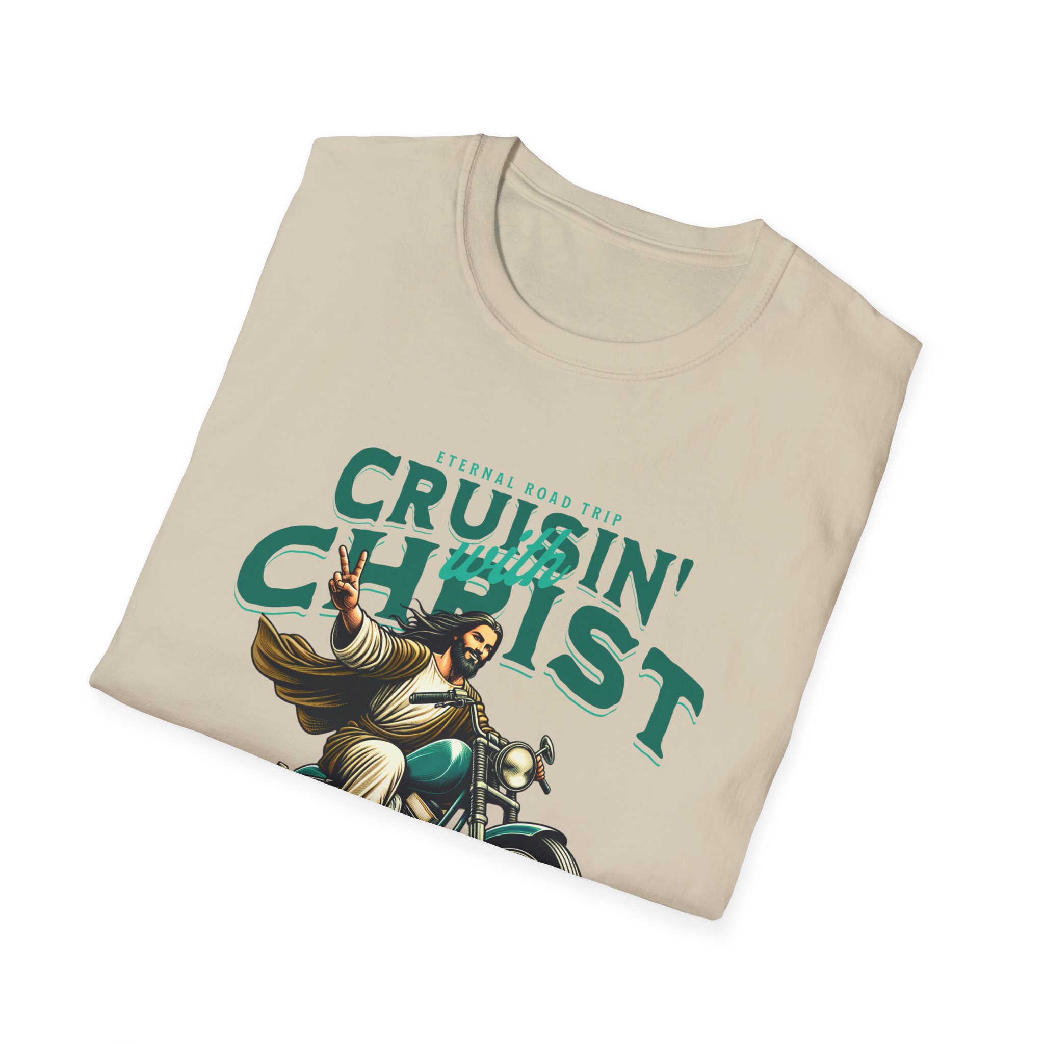 Cruisin' with Christ Motorcycle T-Shirt - Image 8