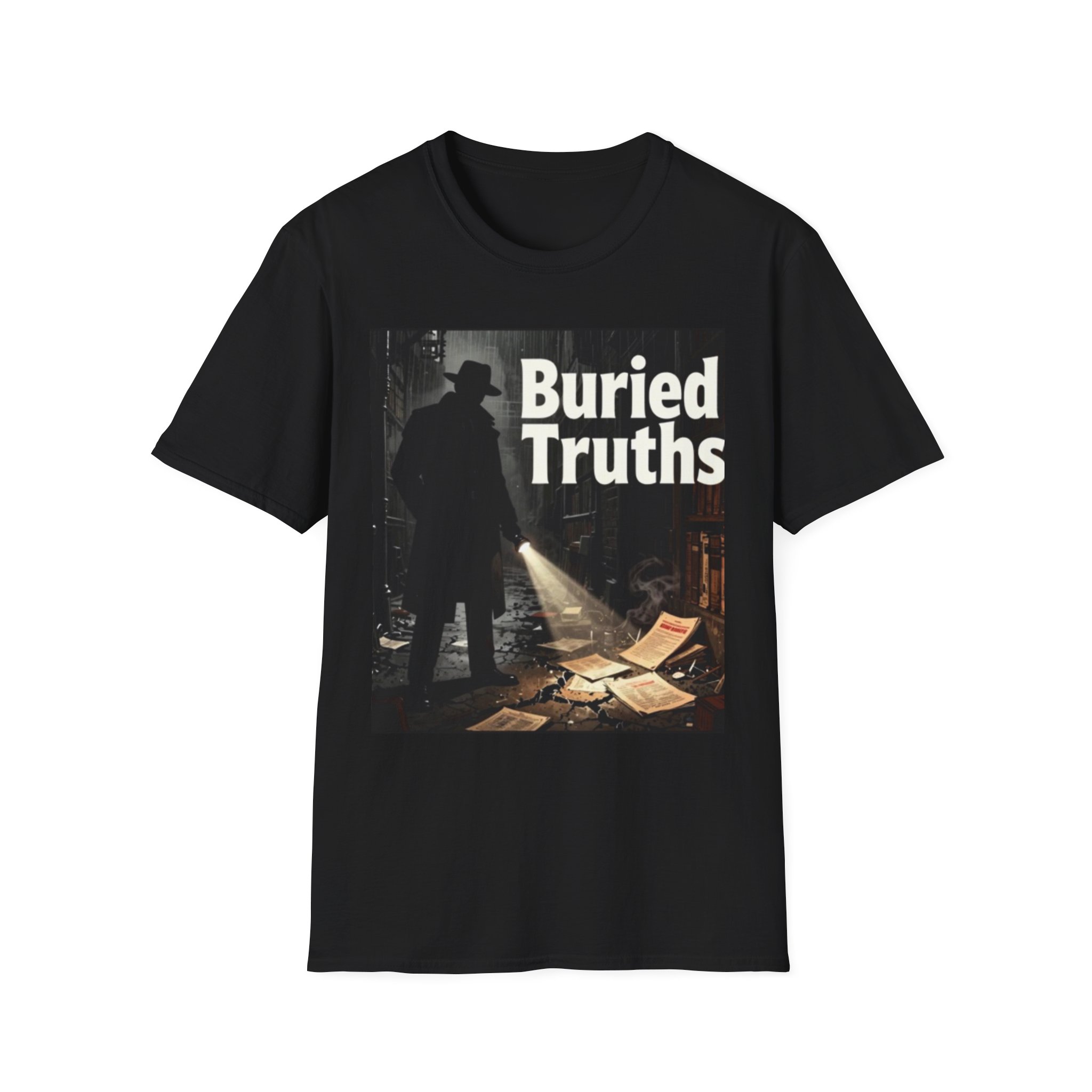 Buried Truths Podcast T-Shirt — The Truth in the Darkness Network (Phillip Roberts) - Image 9
