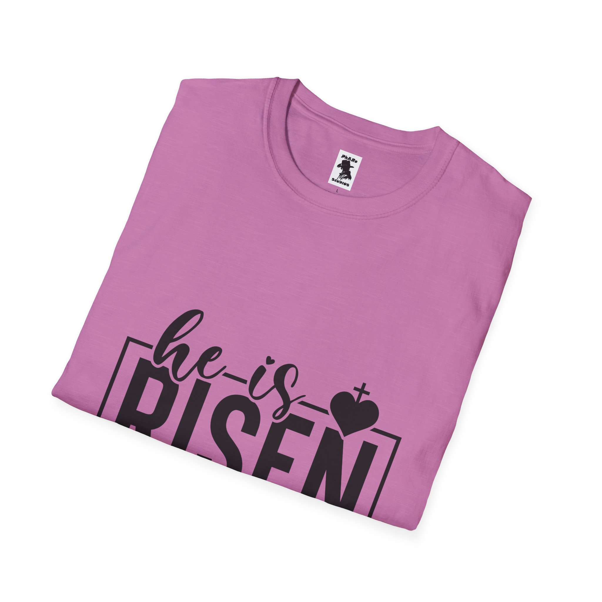 He Is Risen Unisex Softstyle T-Shirt - Faith Inspired Design for Easter Celebrations - Image 40