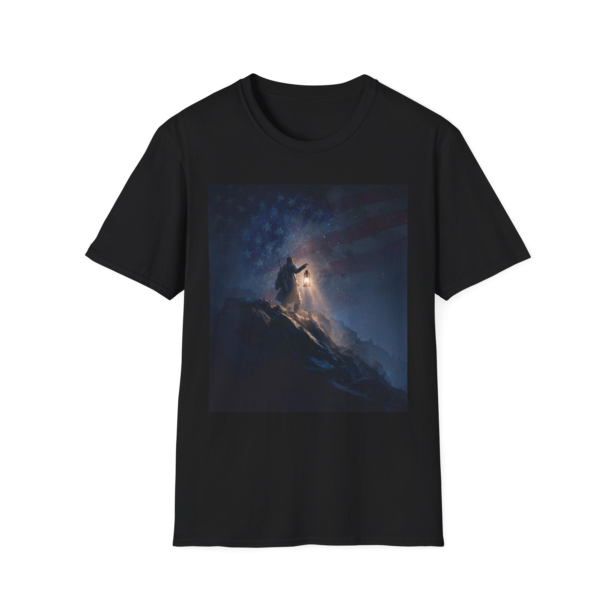 Truth Defenders T-Shirt, Unisex Softstyle Tee, American Pride Shirt, Perfect for Independence Day, Casual Wear, Gift for Nature Lovers - Image 5