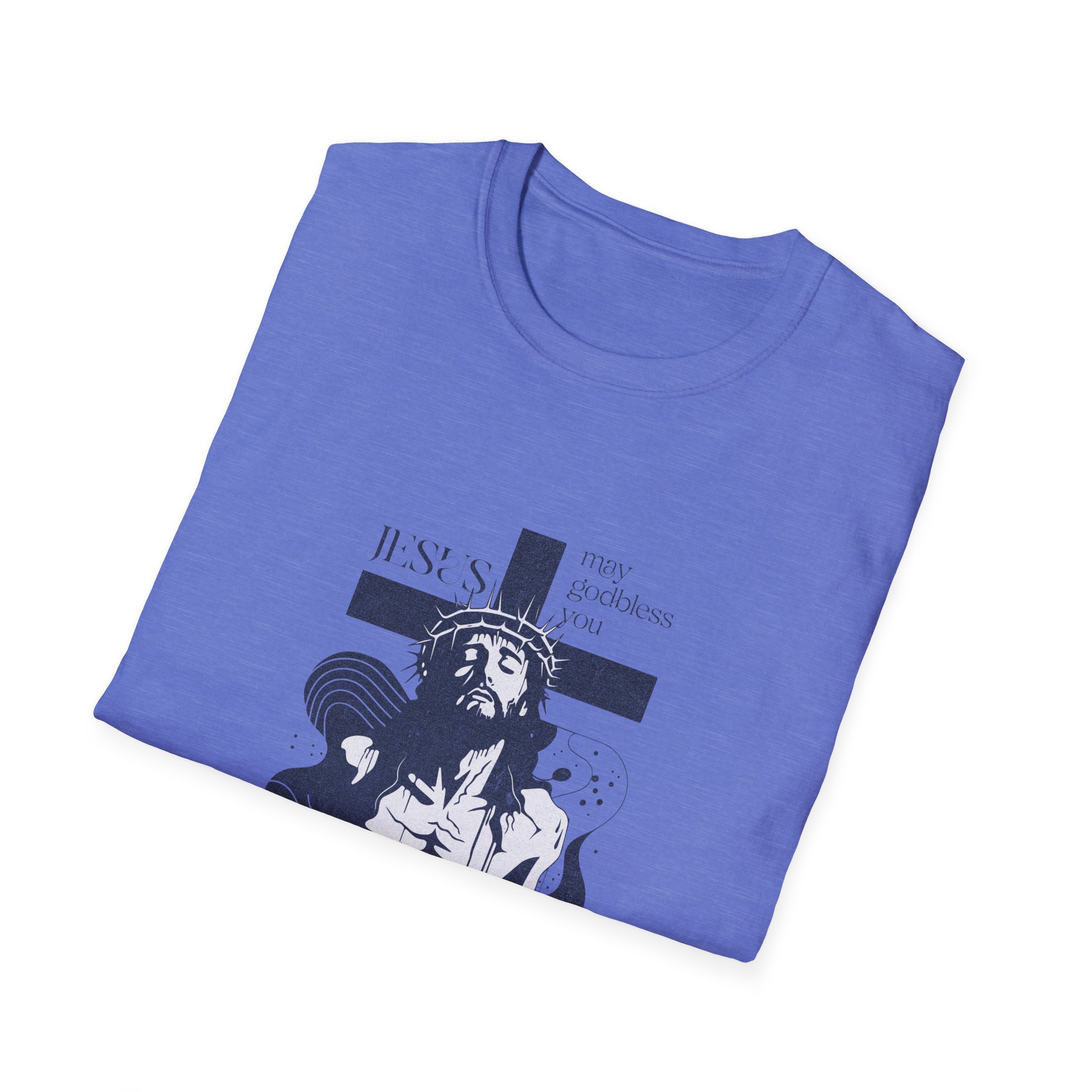 Stylized Jesus Cross Illustration (Religious Christian Tee) - Image 12