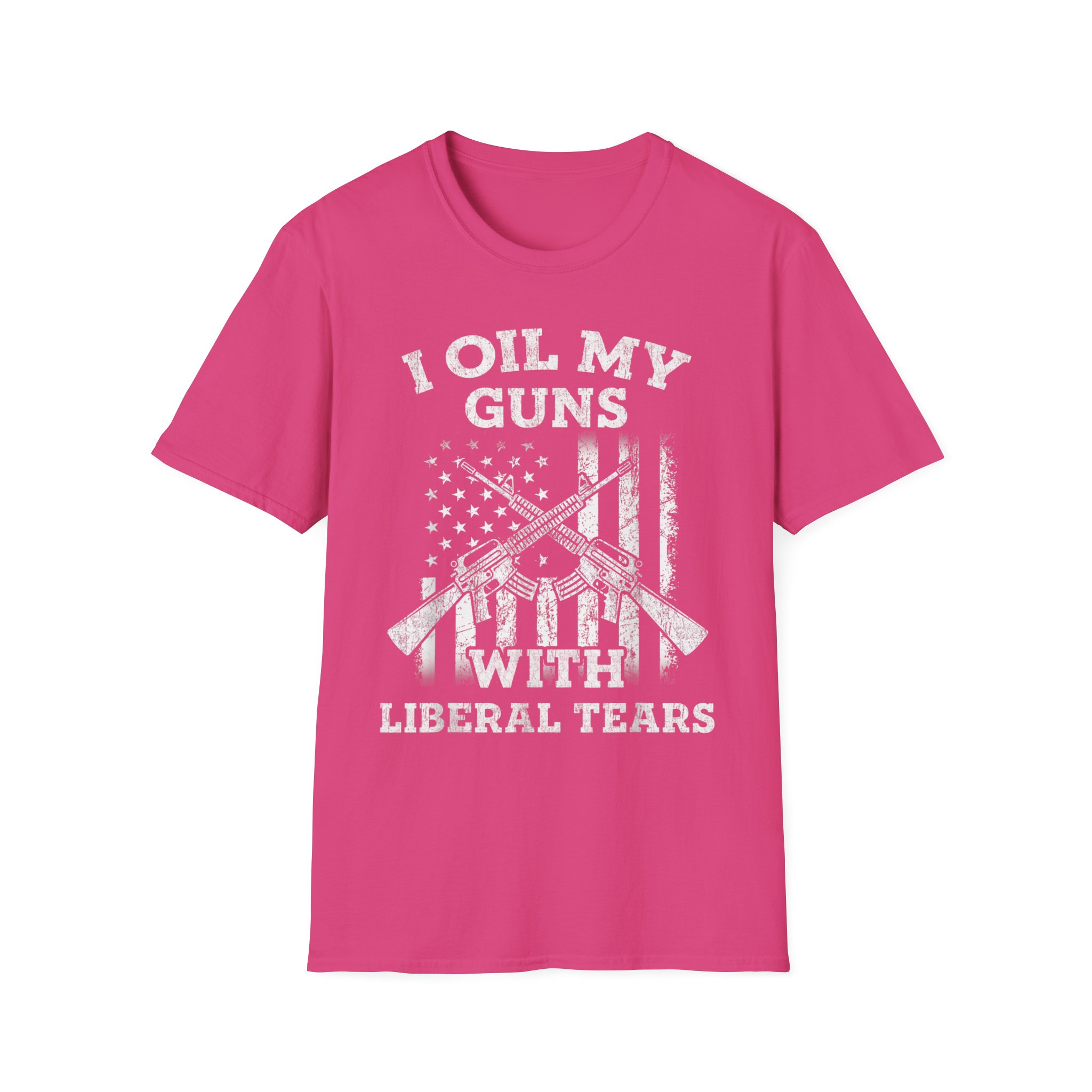 Gun Rights T-Shirt — "I Oil My Guns With Liberal Tears" Patriotic Rifle Shirt - Image 13