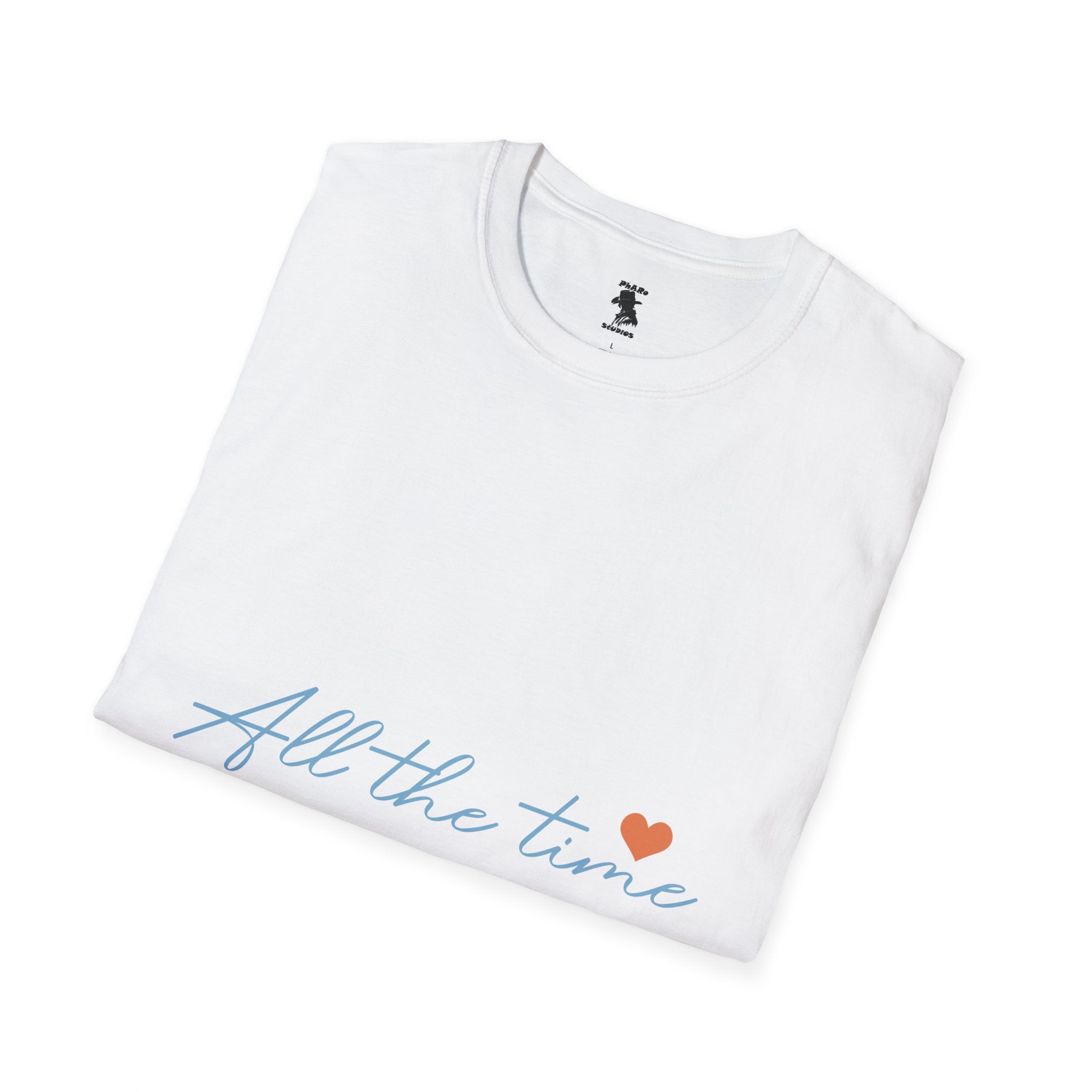 All the Time Unisex Softstyle T-Shirt - Casual Love Tee - Image 8