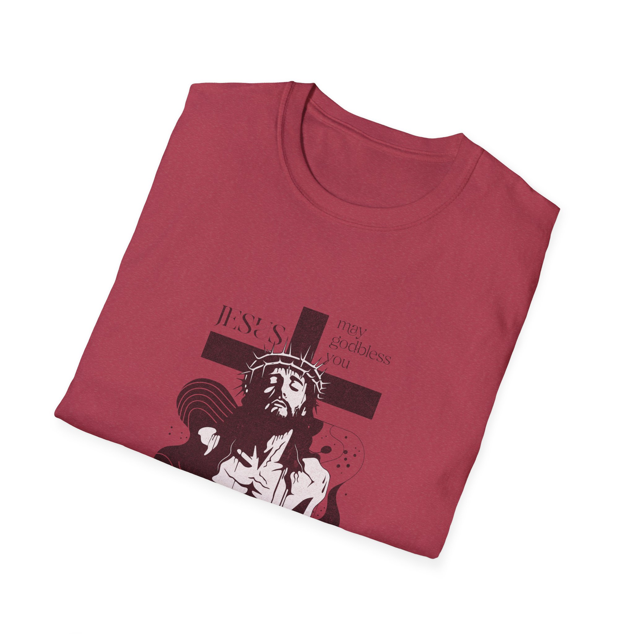 Stylized Jesus Cross Illustration (Religious Christian Tee) - Image 28