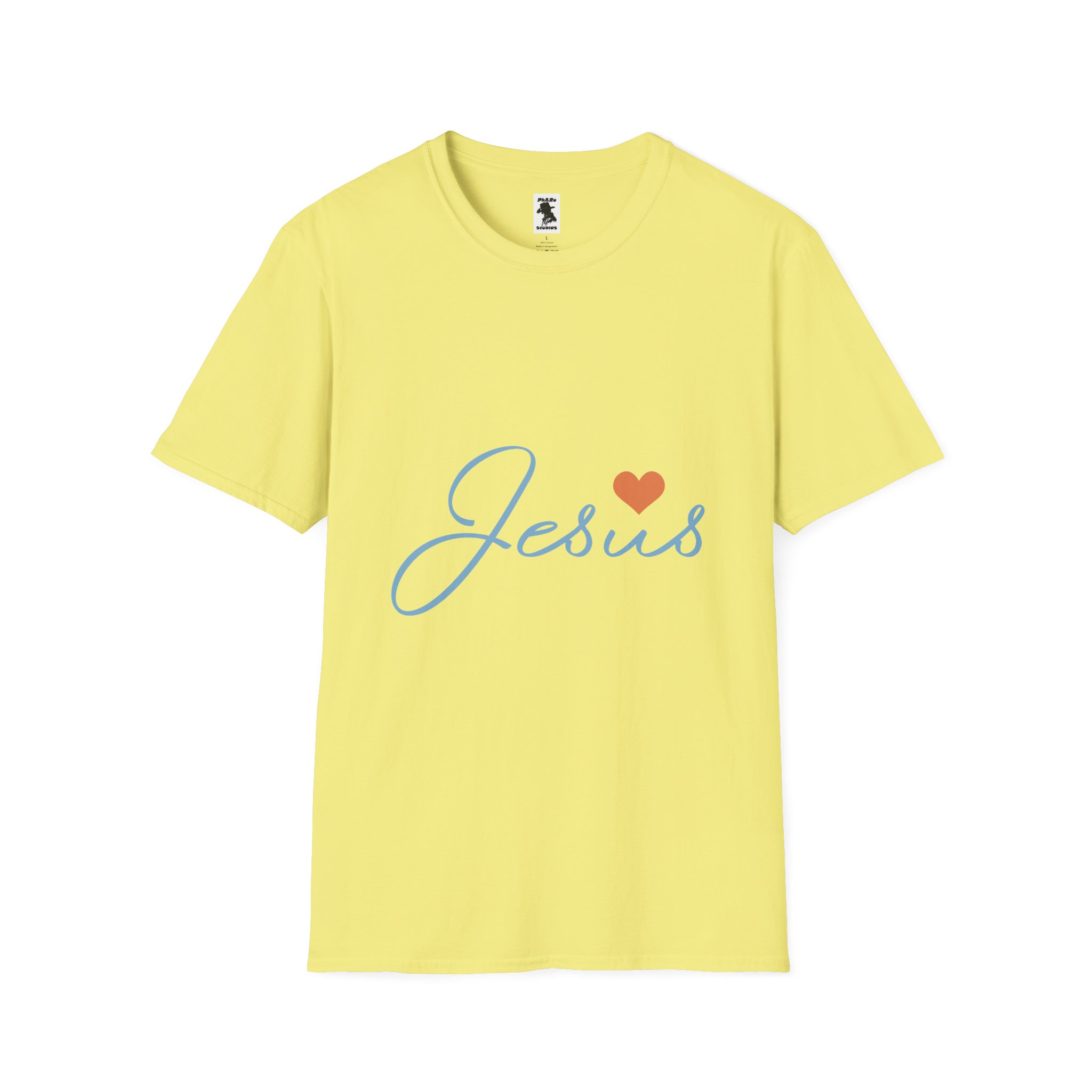 Jesus Love Unisex Softstyle T-Shirt - Faith-Inspired Casual Wear - Image 9