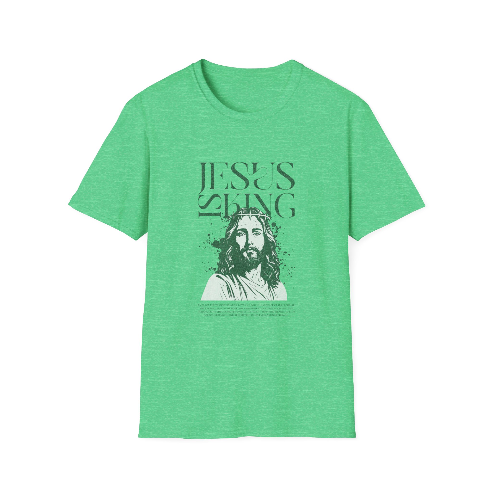 Jesus is King T-Shirt — Christian Faith Graphic Tee - Image 7