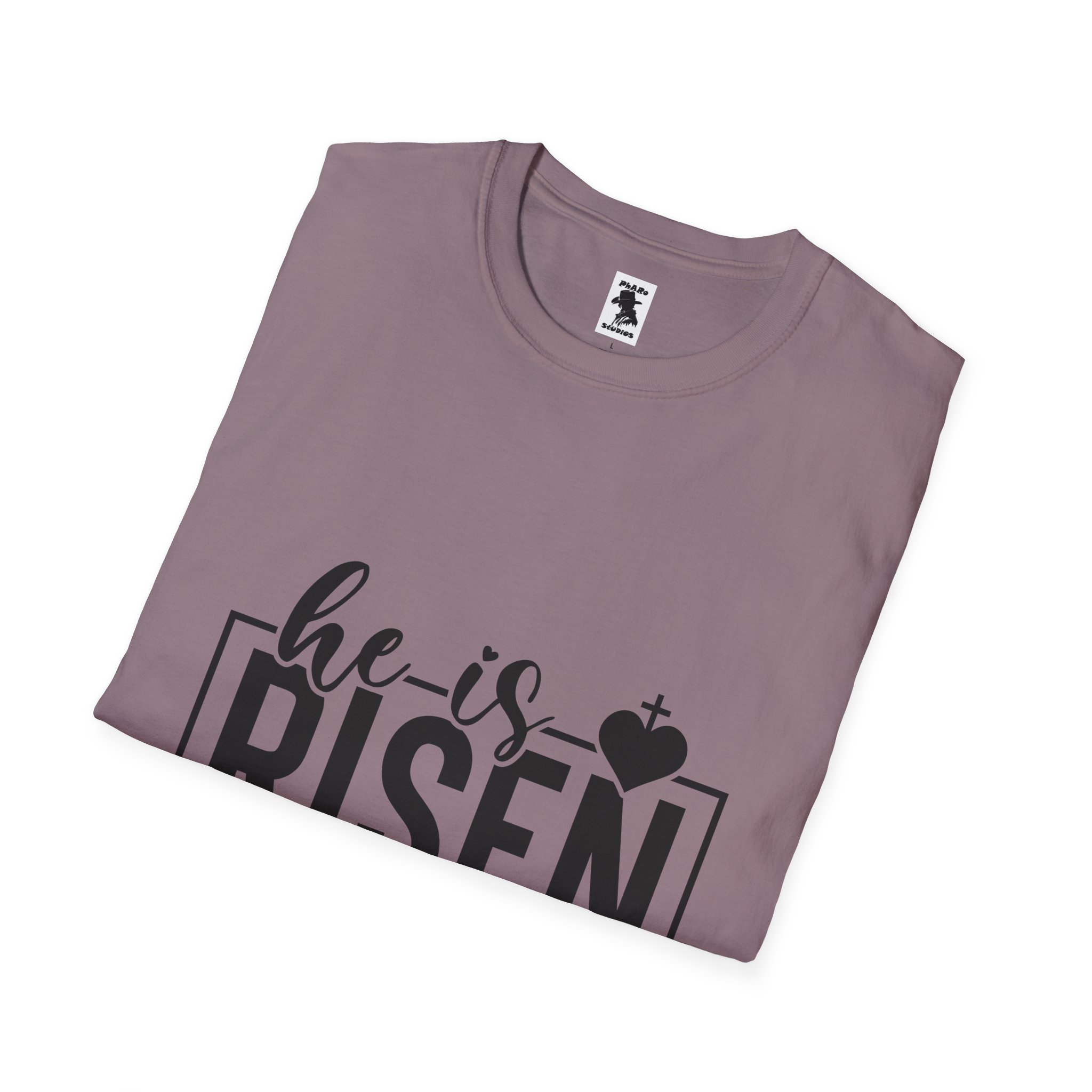 He Is Risen Unisex Softstyle T-Shirt - Faith Inspired Design for Easter Celebrations - Image 44