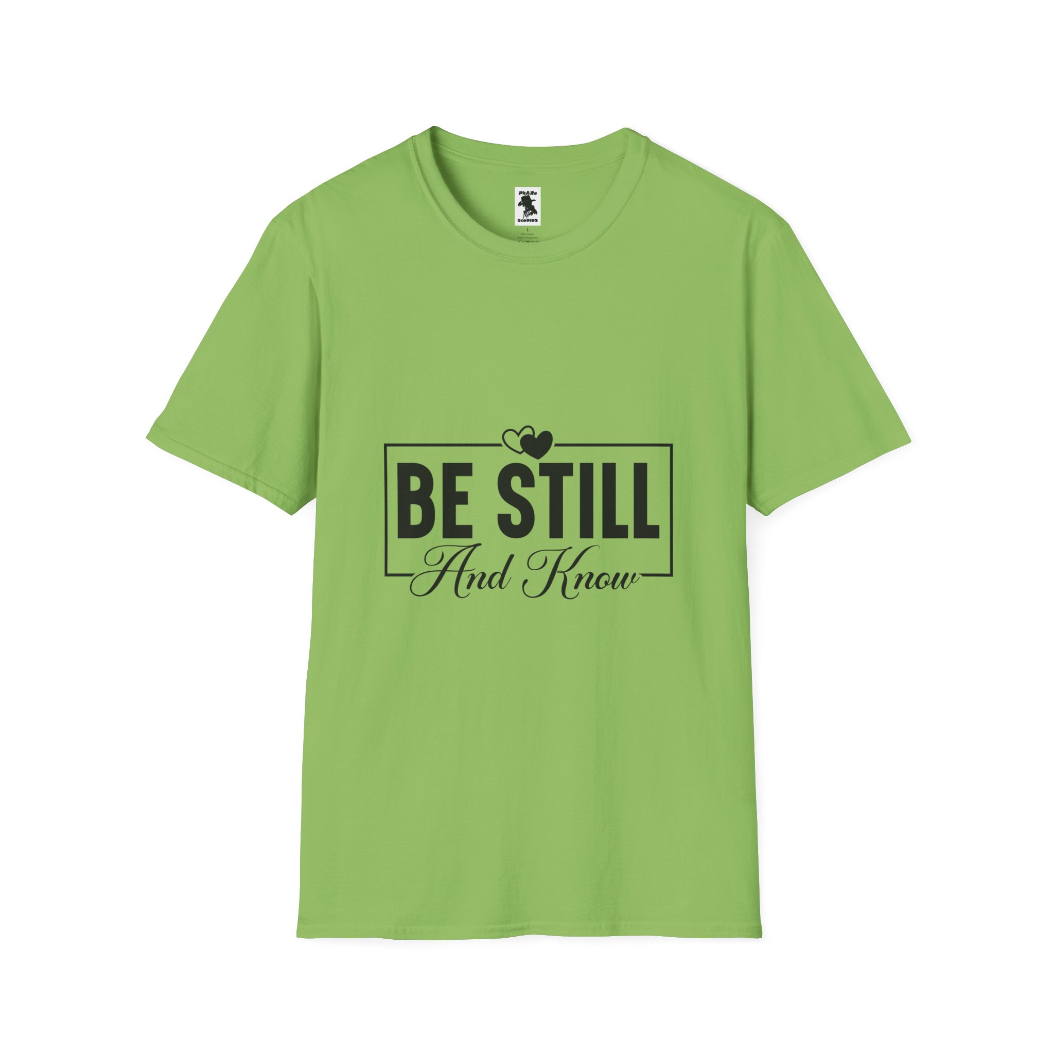 Be Still And Know Unisex Softstyle T-Shirt – Inspirational Everyday Wear - Image 13