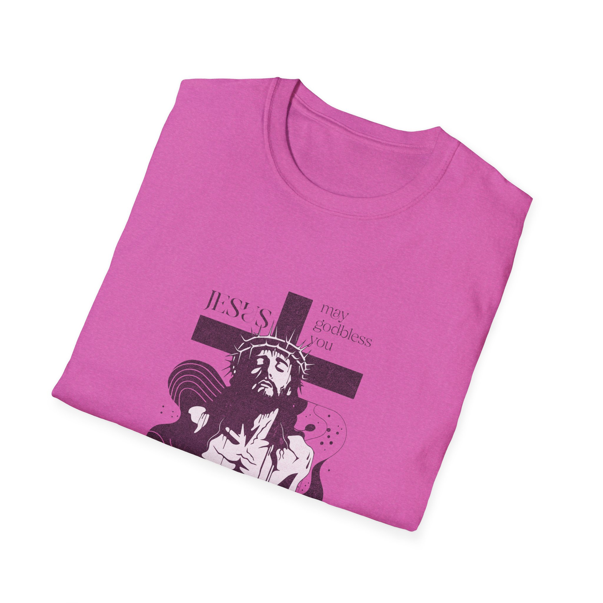 Stylized Jesus Cross Illustration (Religious Christian Tee) - Image 22