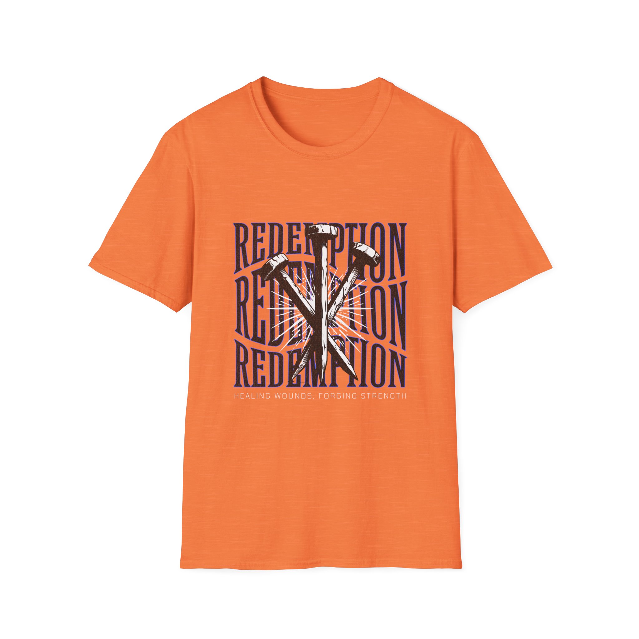 Redemption Cross T-Shirt — Christian Faith Graphic Tee - Image 5