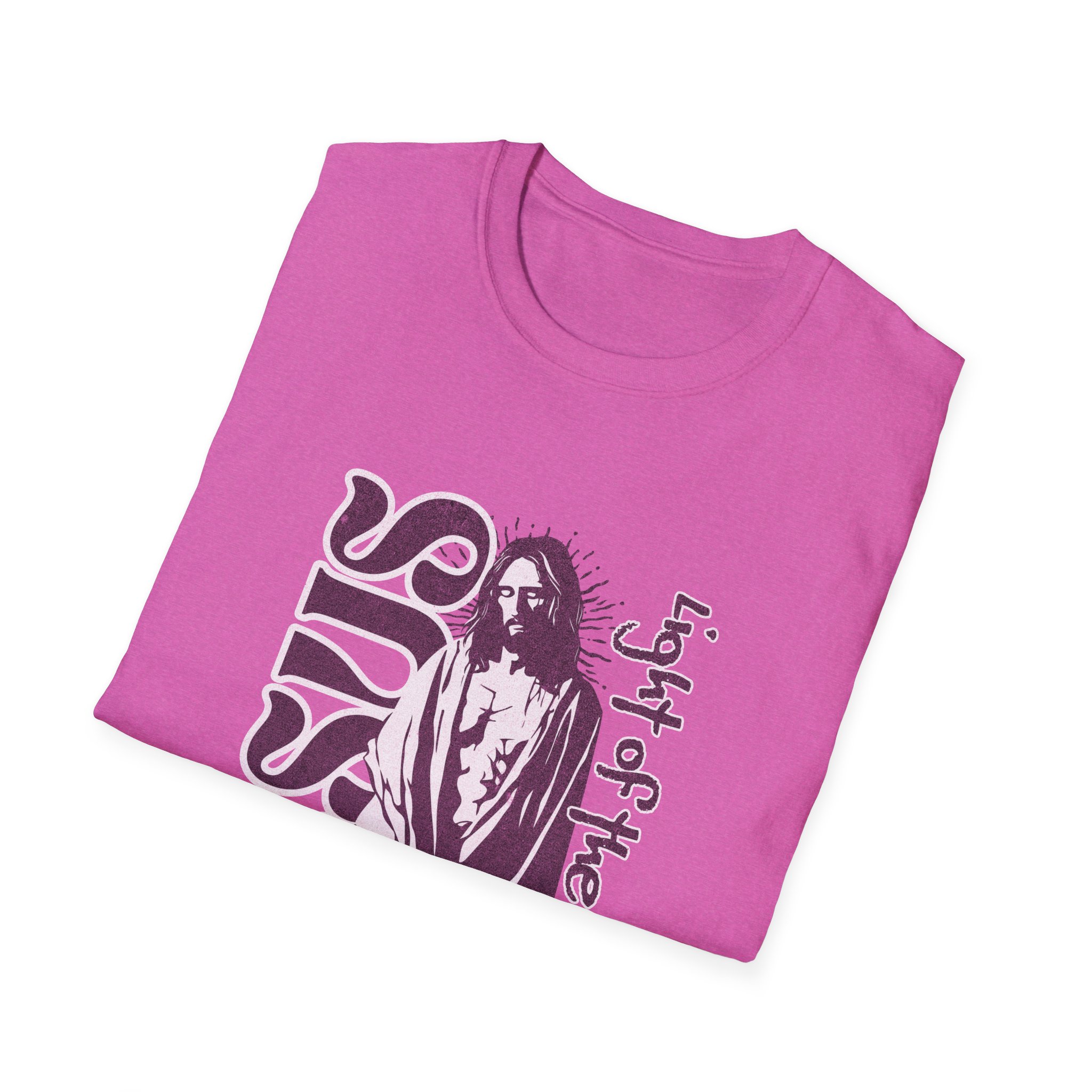 Jesus "Light of the World" Graphic T-Shirt - Image 24