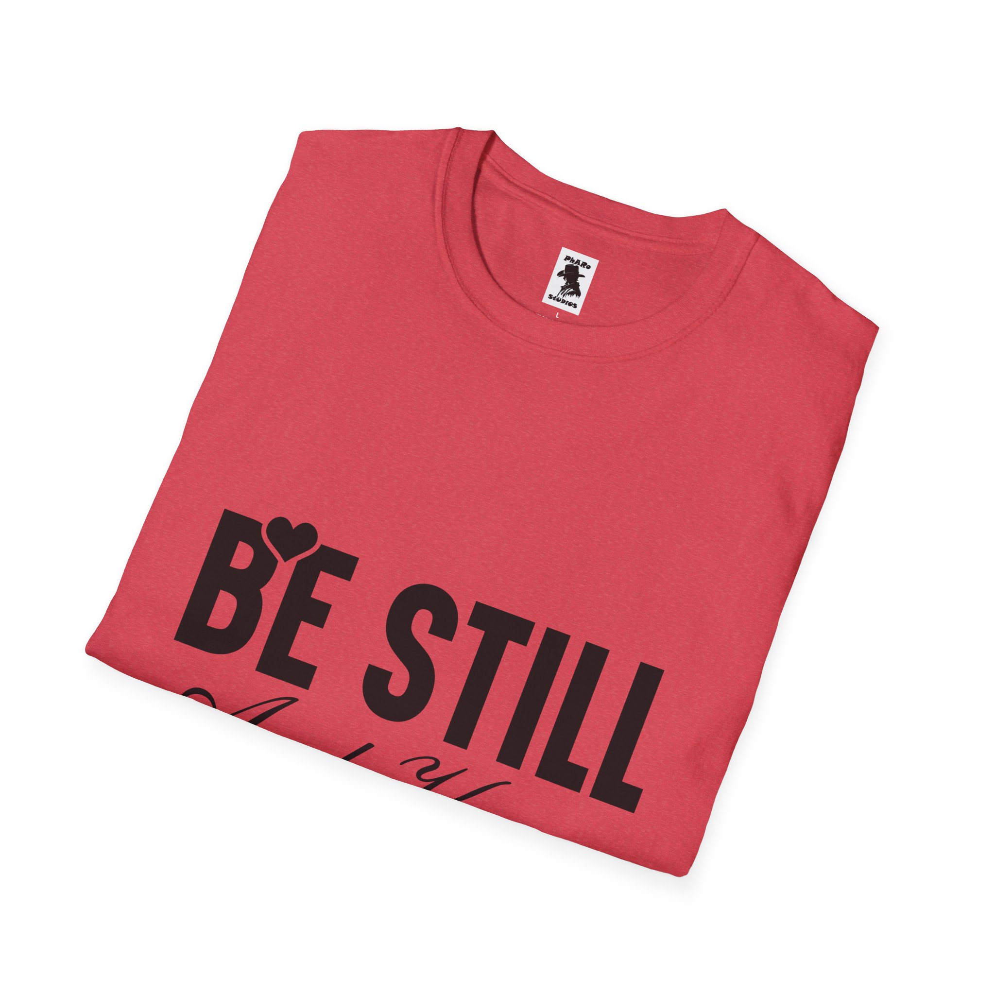 Be Still and Know Unisex Softstyle T-Shirt - Inspirational Christian Apparel - Image 52
