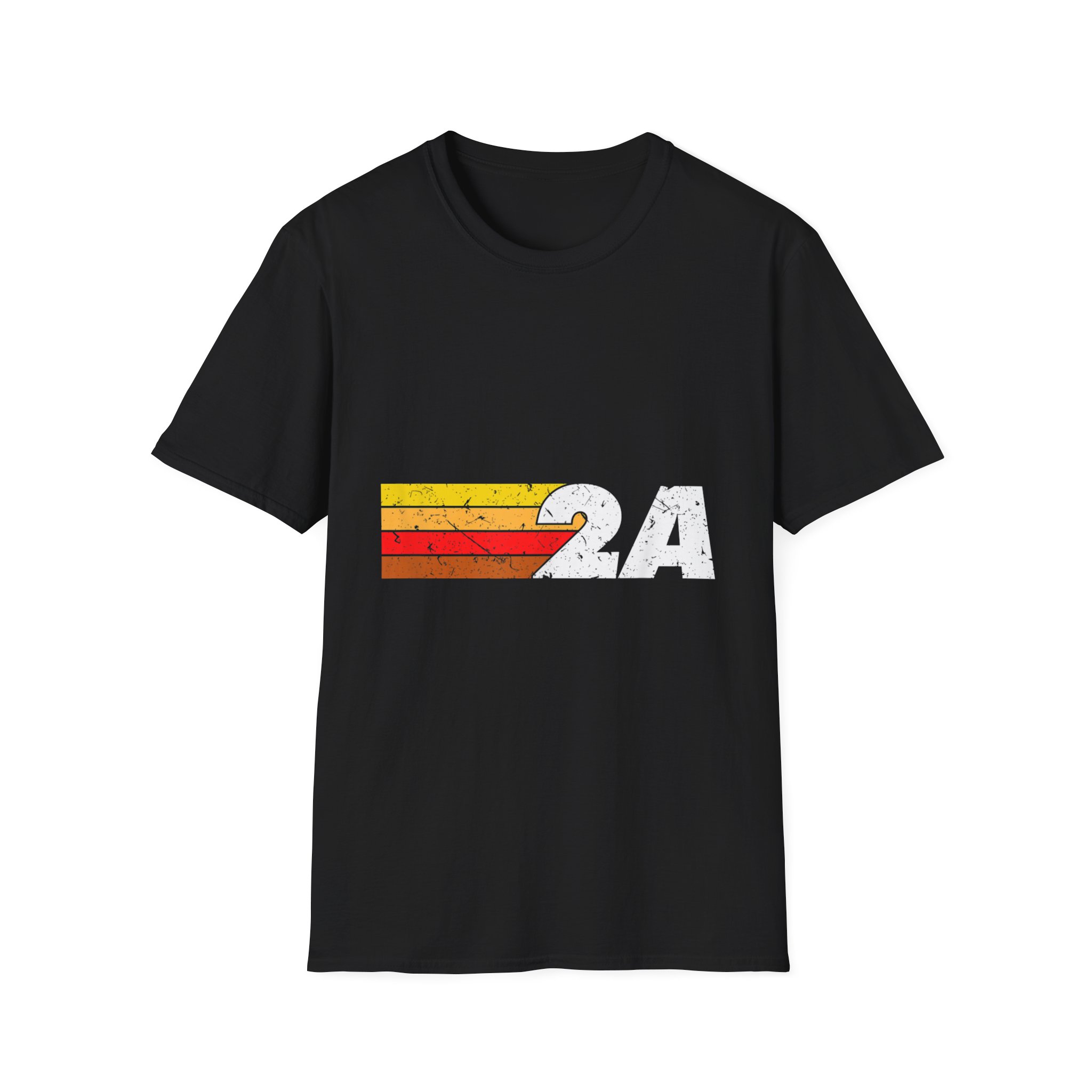 2A Retro Stripes T-Shirt — Vintage 2A Gun Rights Tee - Image 3