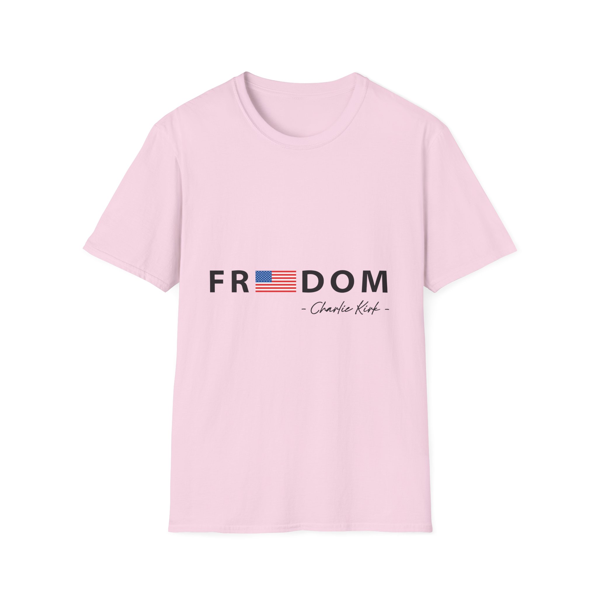 Freedom T-Shirt — "Freedom" with American Flag Graphic - Image 13