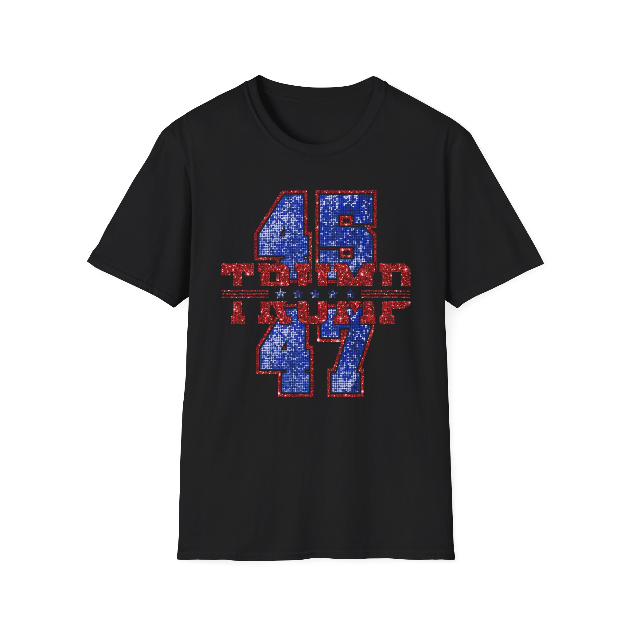 Trump 45-47 Patriotic Graphic T-Shirt - Image 5
