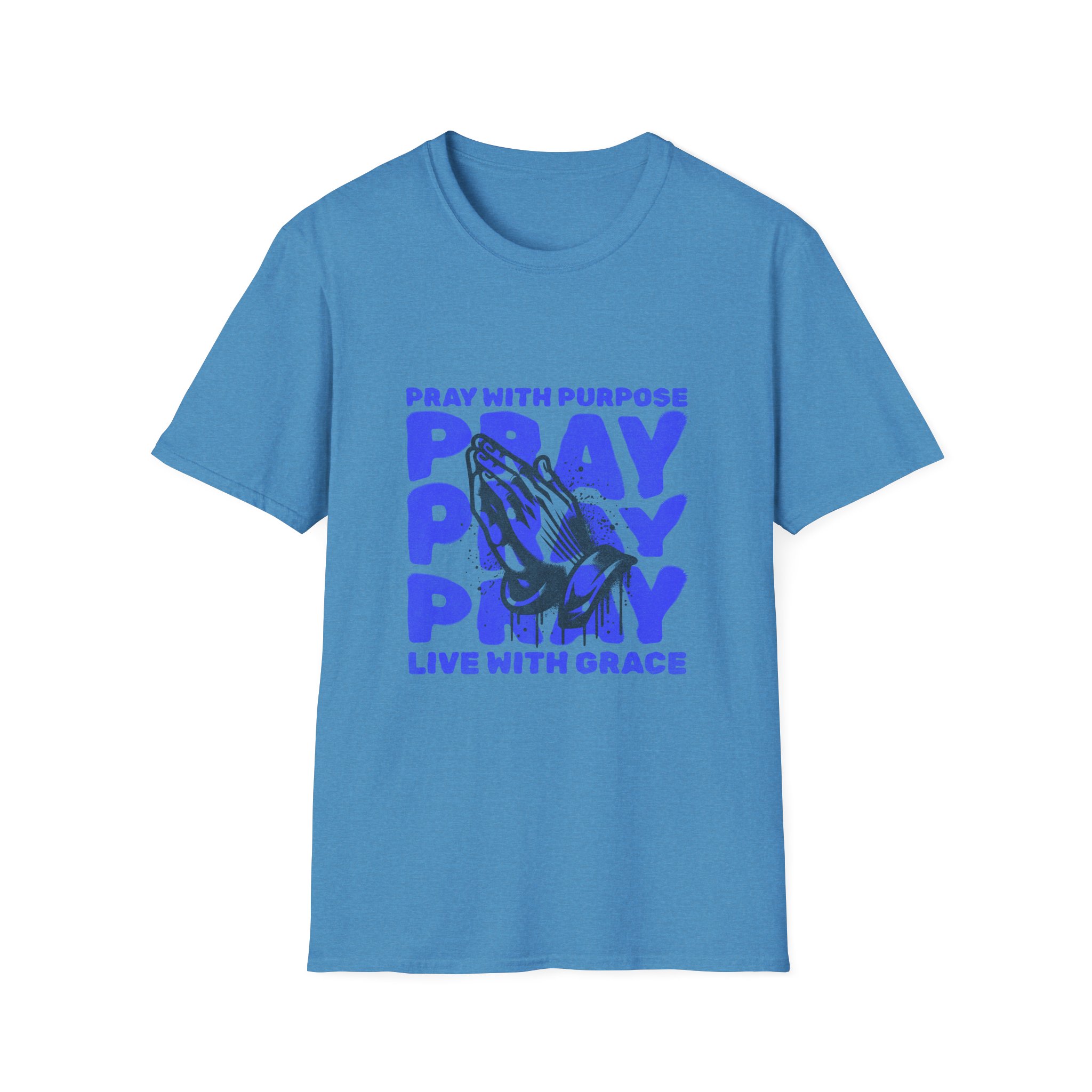 "Pray with Purpose, Live with Grace" Unisex Tee - Image 13