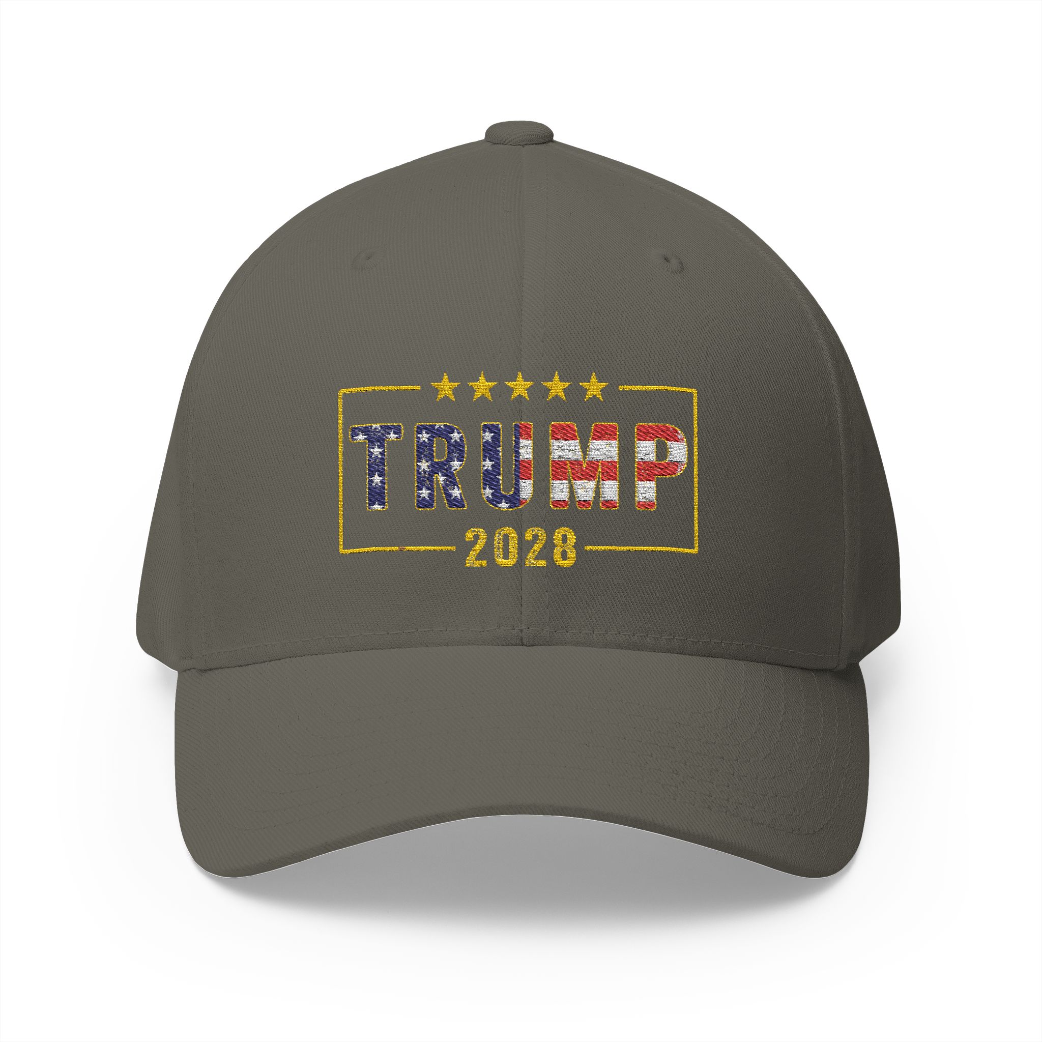 Trump 2028 Embroidered Baseball Cap — Patriotic American Flag Design - Image 21