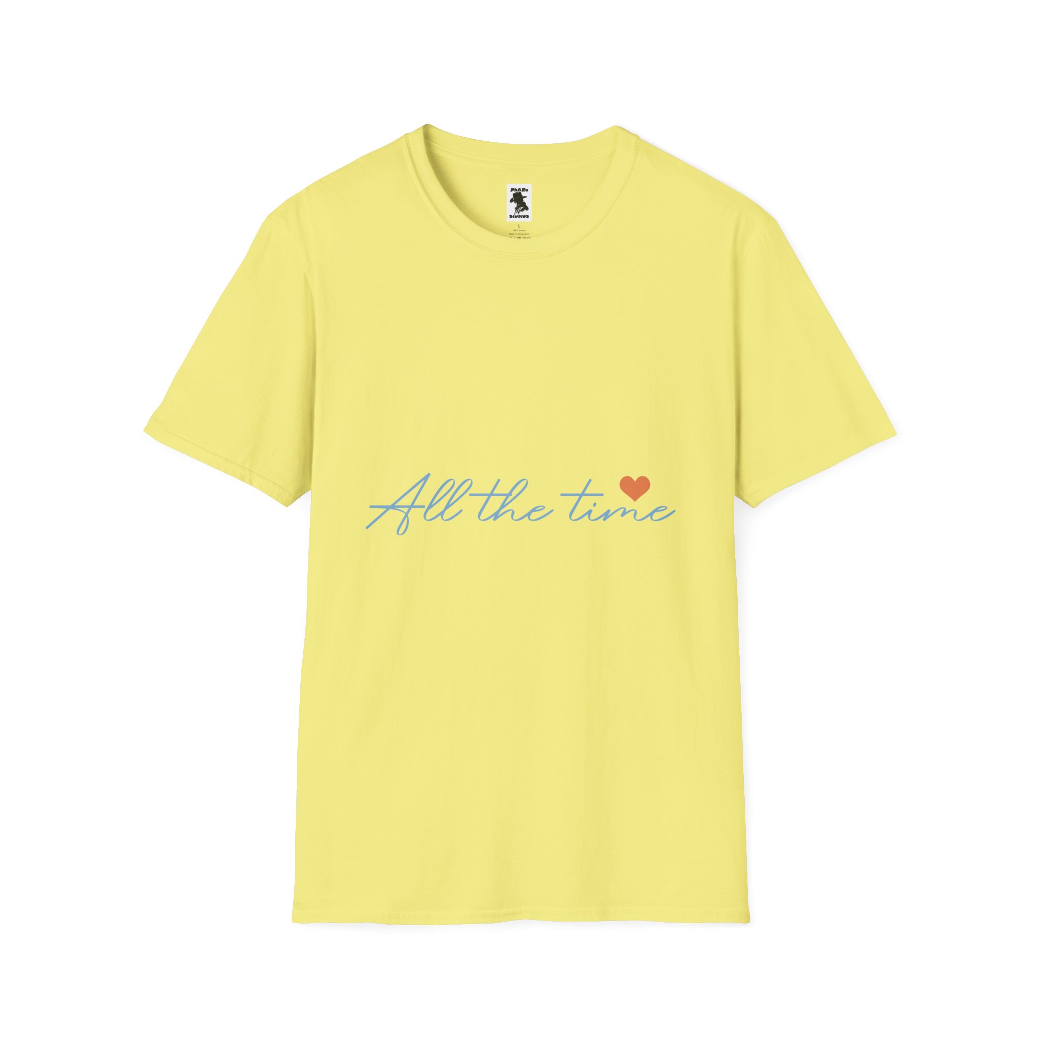 All the Time Unisex Softstyle T-Shirt - Casual Love Tee - Image 9