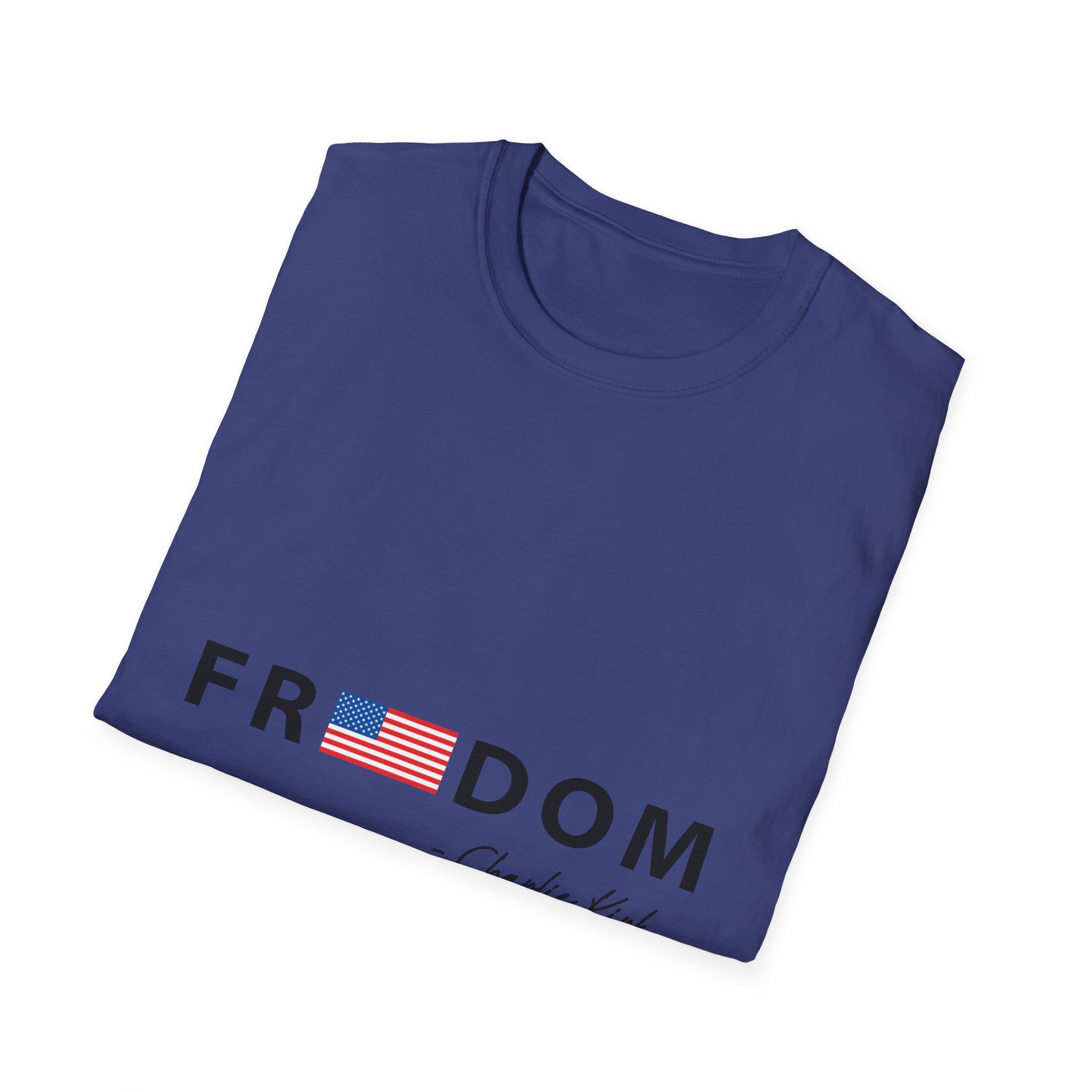 Freedom T-Shirt — "Freedom" with American Flag Graphic - Image 12